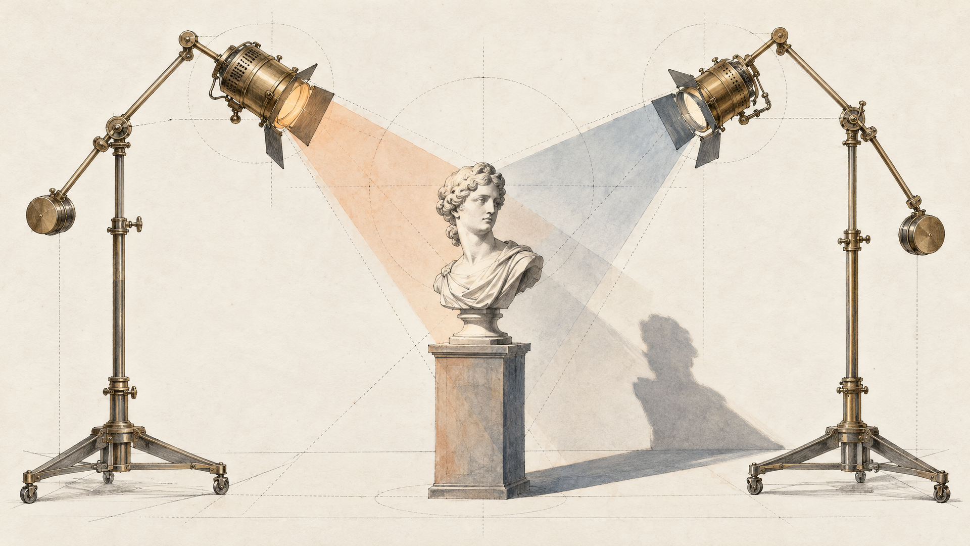Move the light, keep the face.
