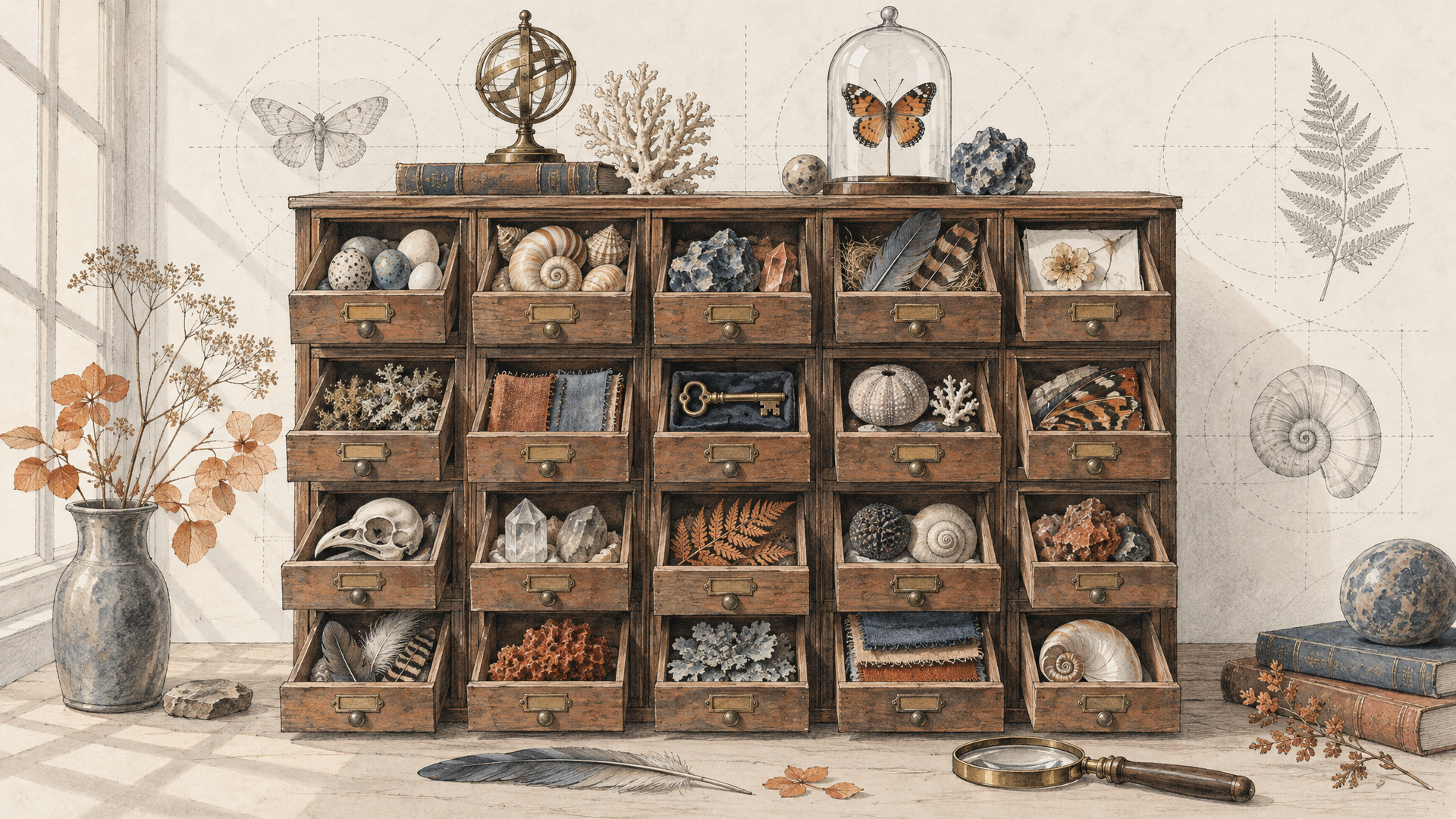 A reference is a drawer. The model decides what to take out of it.