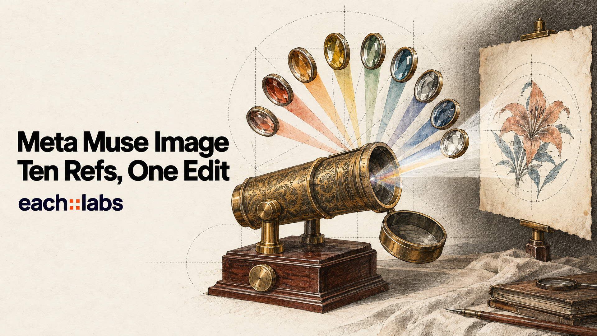 Meta Muse Image: Ten References, One Clean Edit