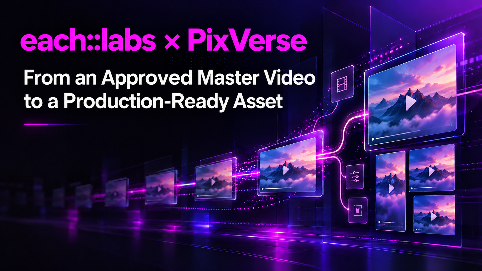 each::labs × PixVerse: From Approved Master to Production