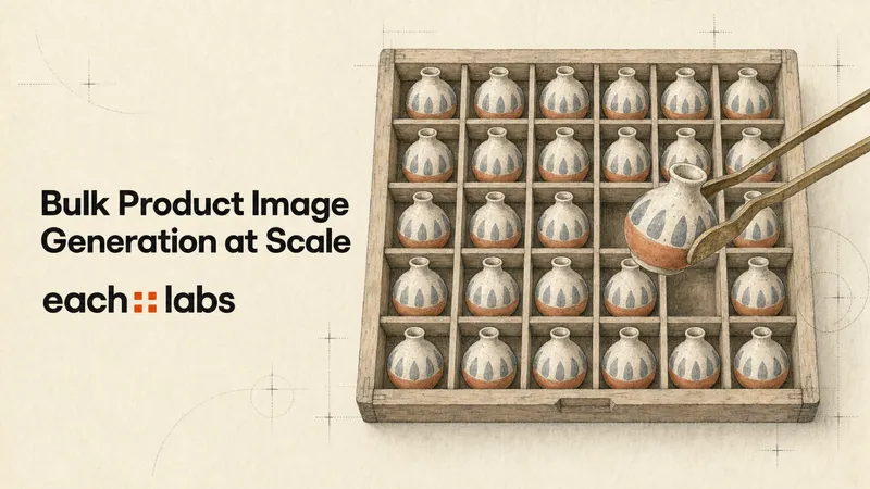 Bulk Product Image Generation: From Product Feed to Approved Assets