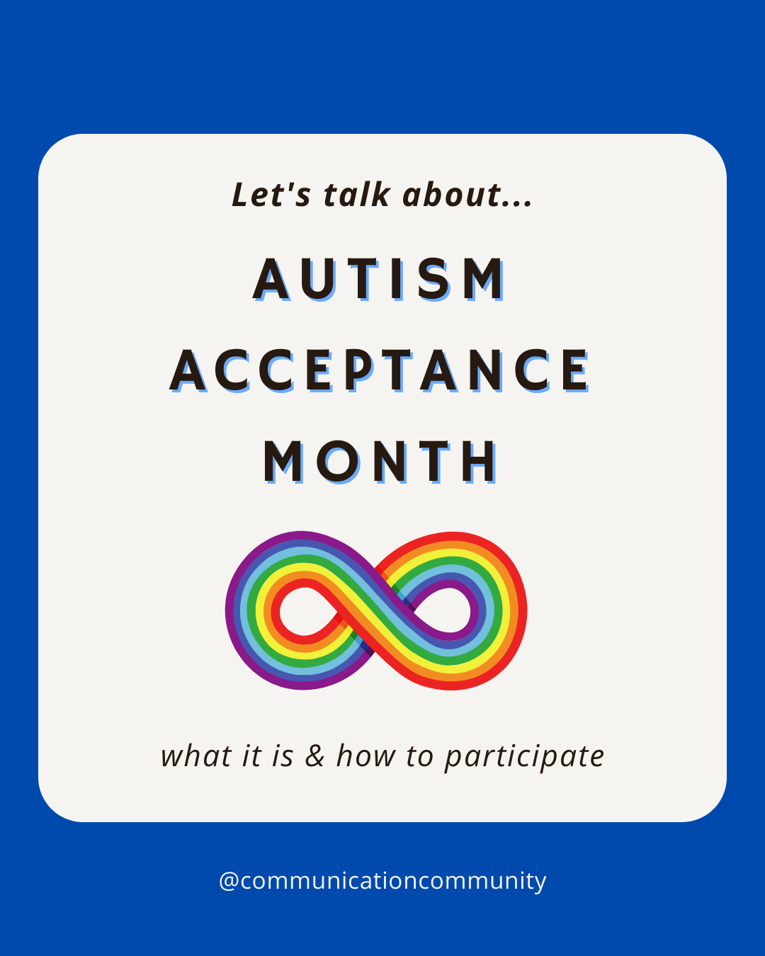 Autism Acceptance Month: What It Means + How SLPs Can Support Neurodiversity