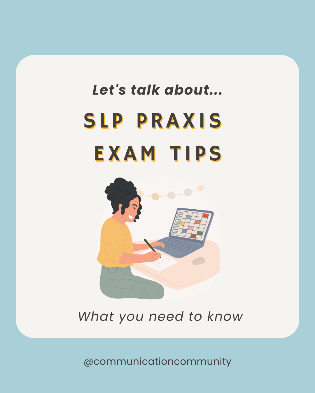 SLP Praxis Exam Tips: What to Know
