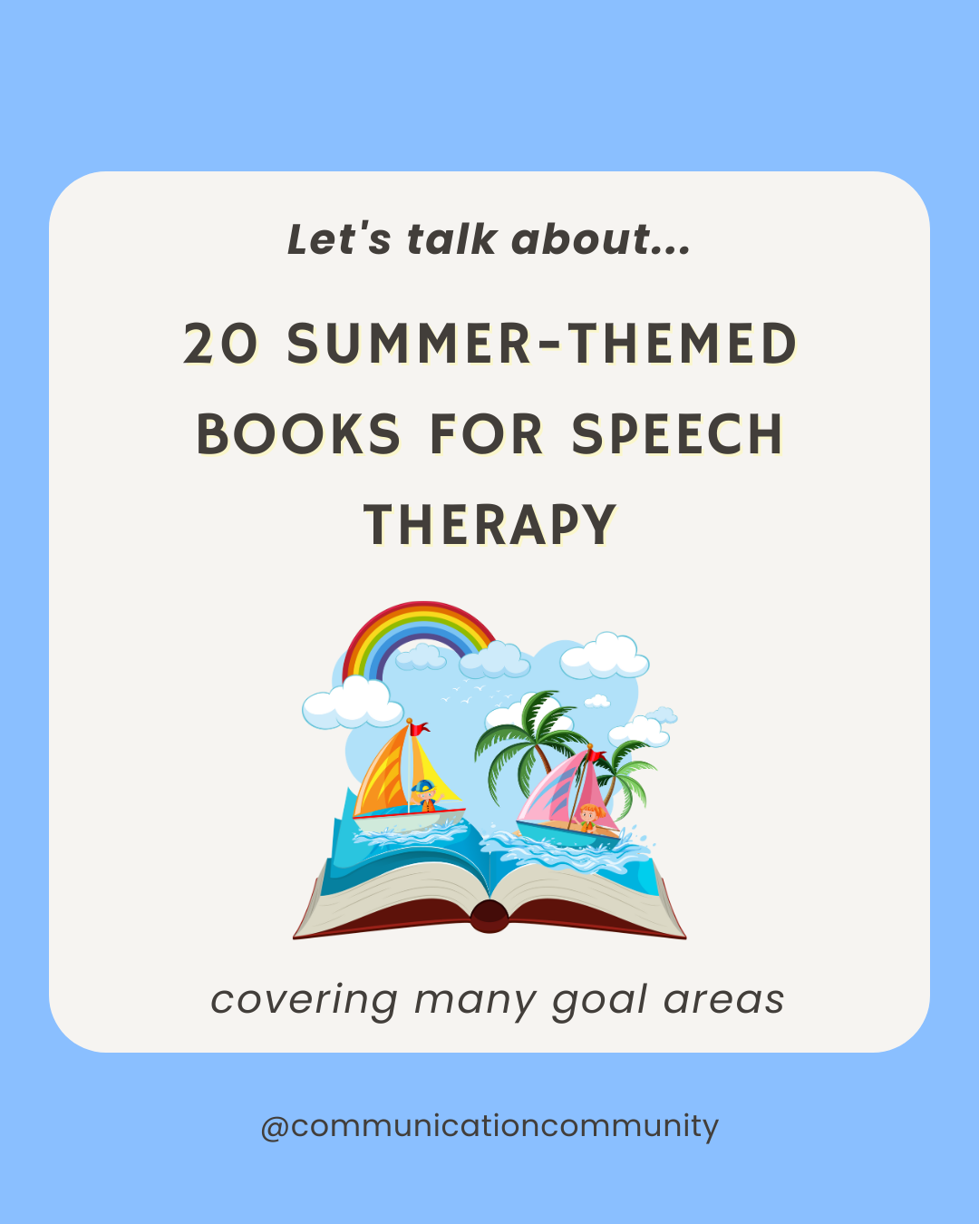 20 Summer-Themed Books for Speech Therapy