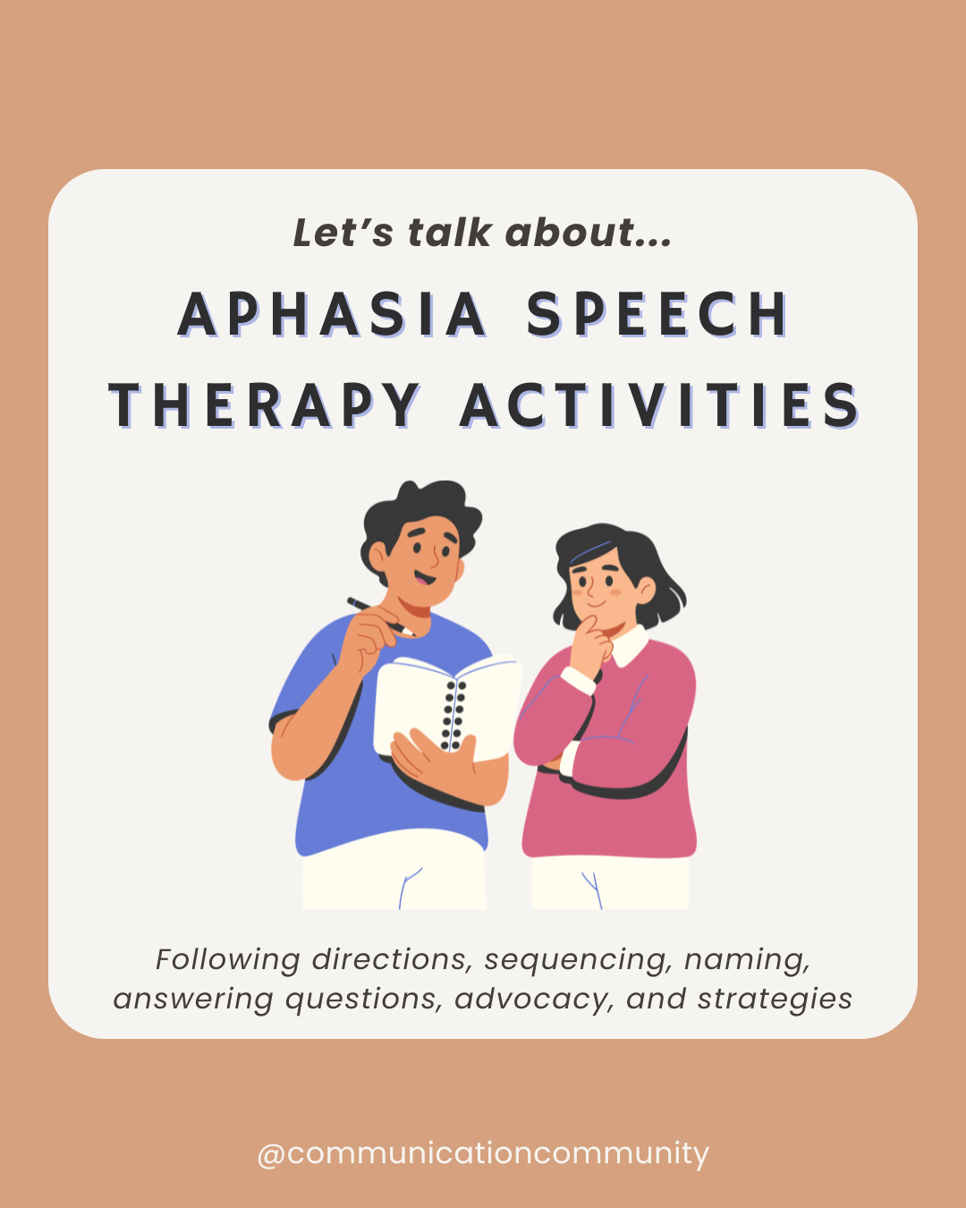 Aphasia Speech Therapy Activities
