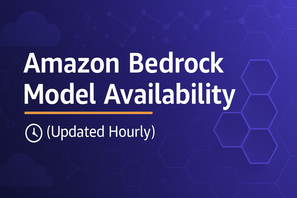 Amazon Bedrock Model Availability (Updated Hourly)