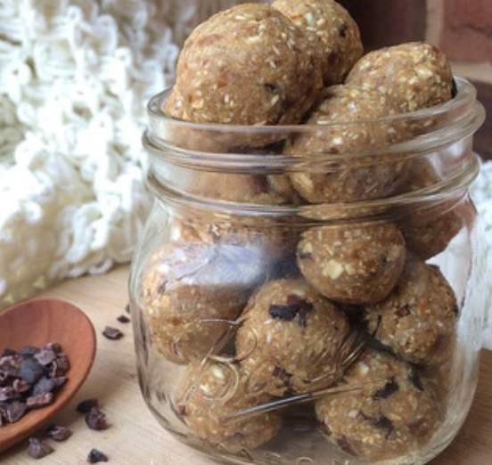 Make nut-free cookie dough bliss balls