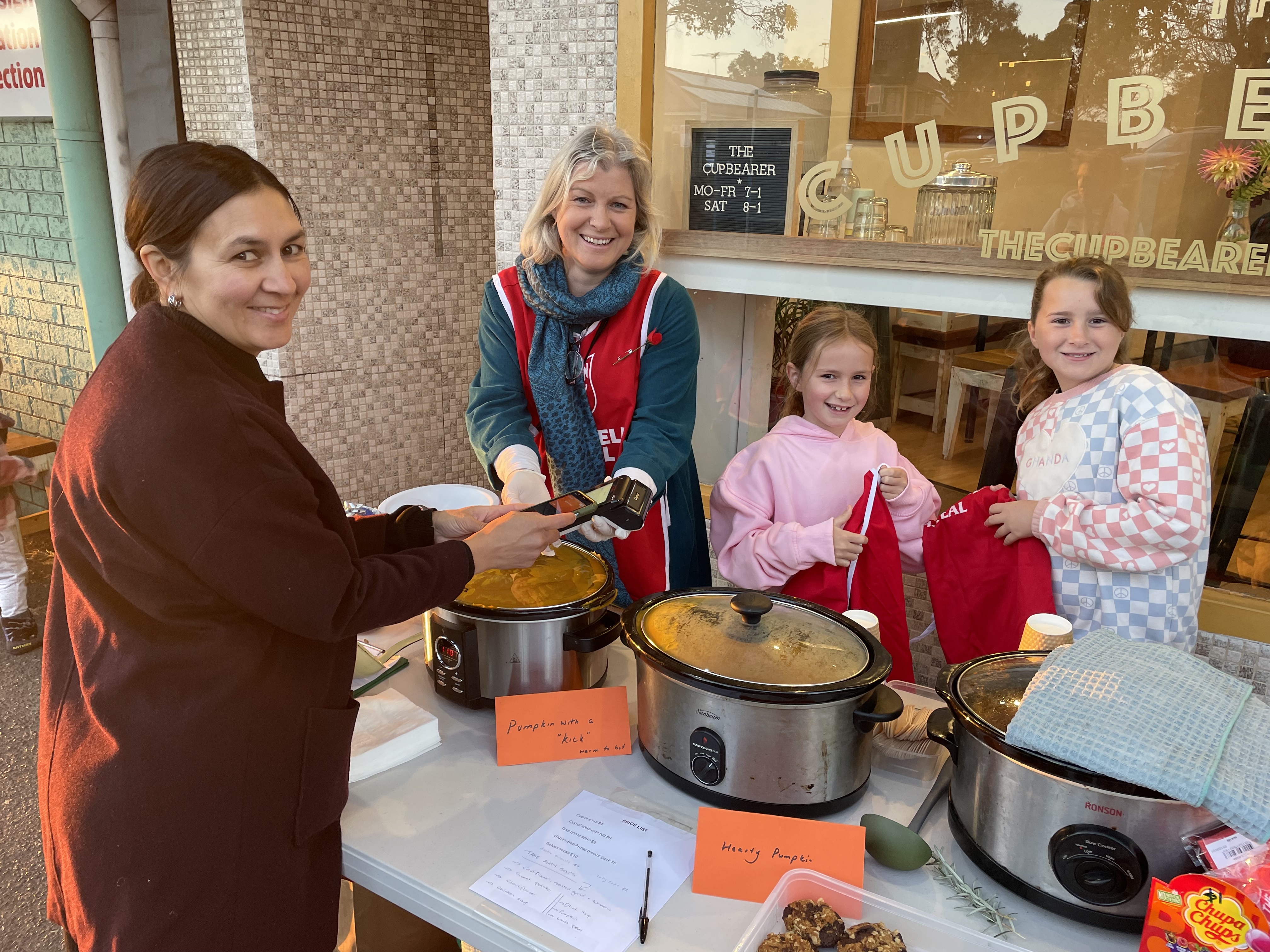 Red Shield Appeal soup stall success as friends join forces in Helensburgh  post image