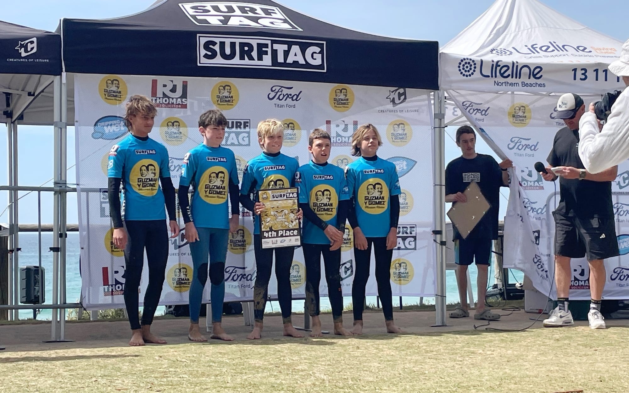 Juniors take fourth place in surf tag