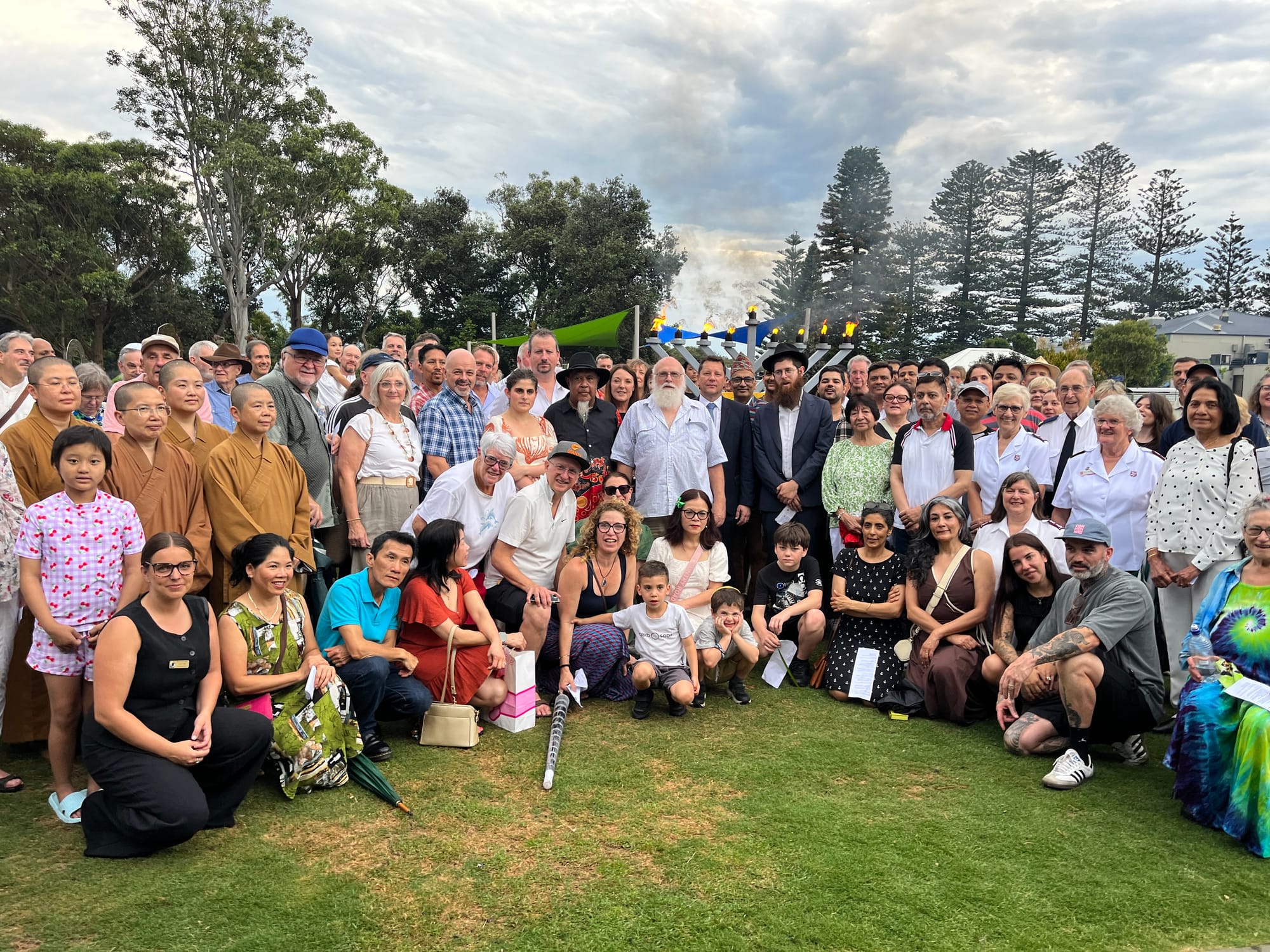 Multicultural show of solidarity as people of many faiths support Wollongong Chanukah  post image