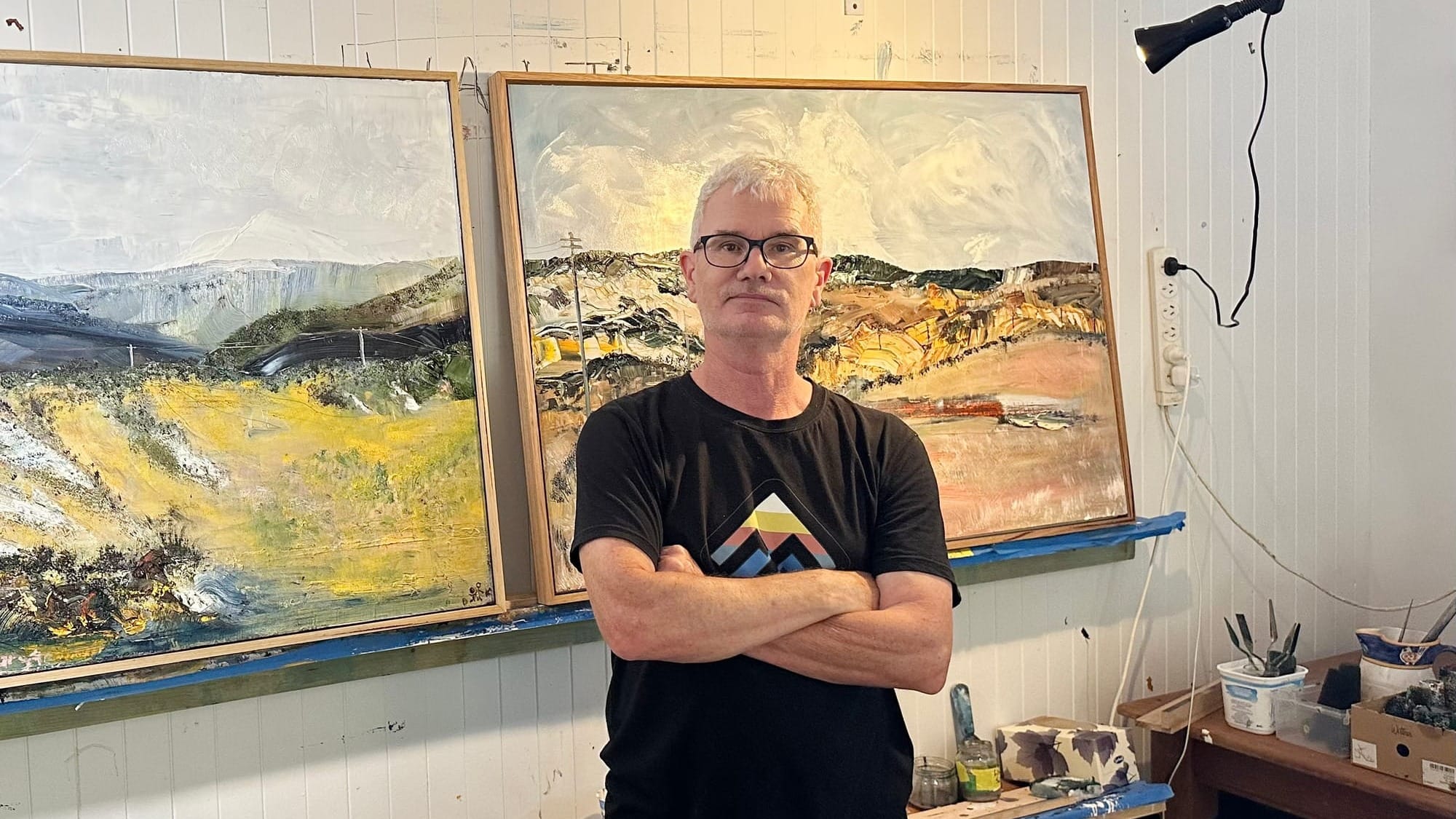 Time to paint: Opera career colours David King's art