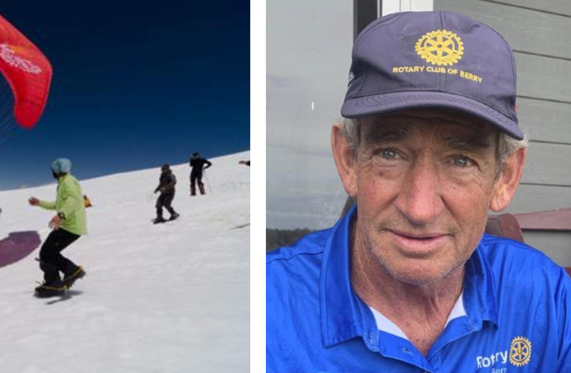 Million-dollar man paraglides to beat polio