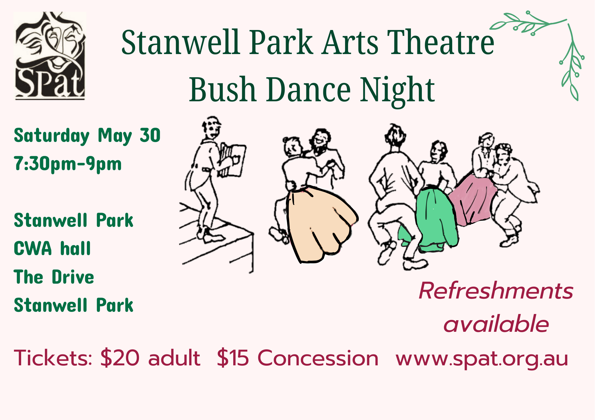 SPAT steps up to host first bush dance in May  post image