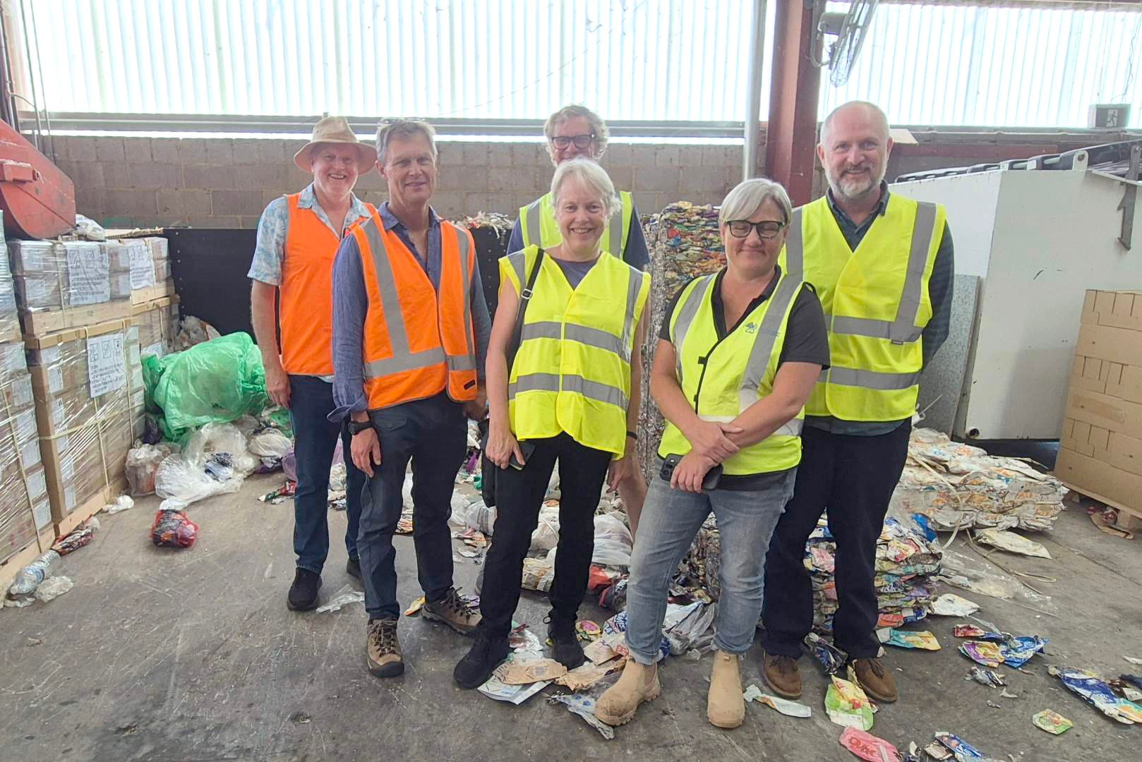 After the bin, what happens to soft plastics? 
												post image