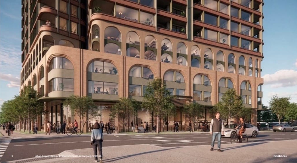 “Earthy materials” are proposed - image supplied.