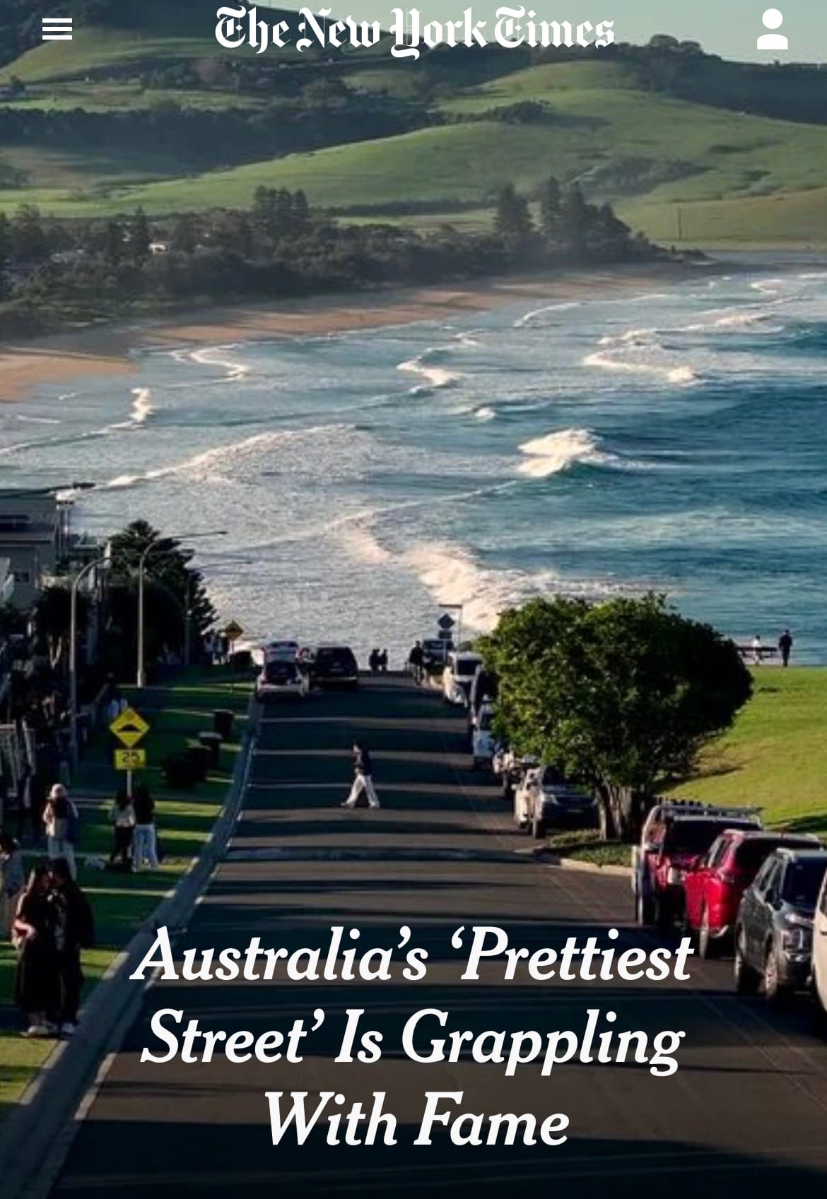 Move over, Sea Cliff Bridge - Gerringong street has the world talking 
												post image