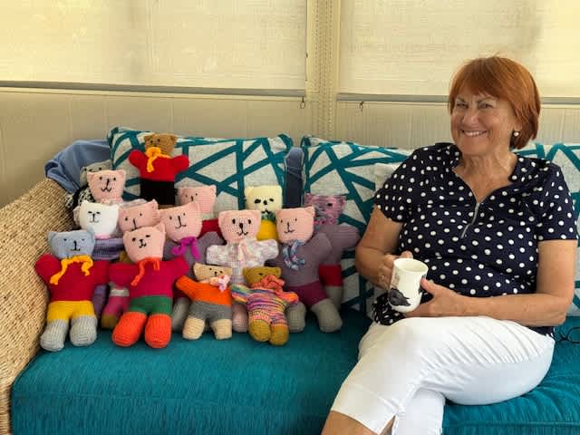 Ambos embrace CWA's comfort teddies