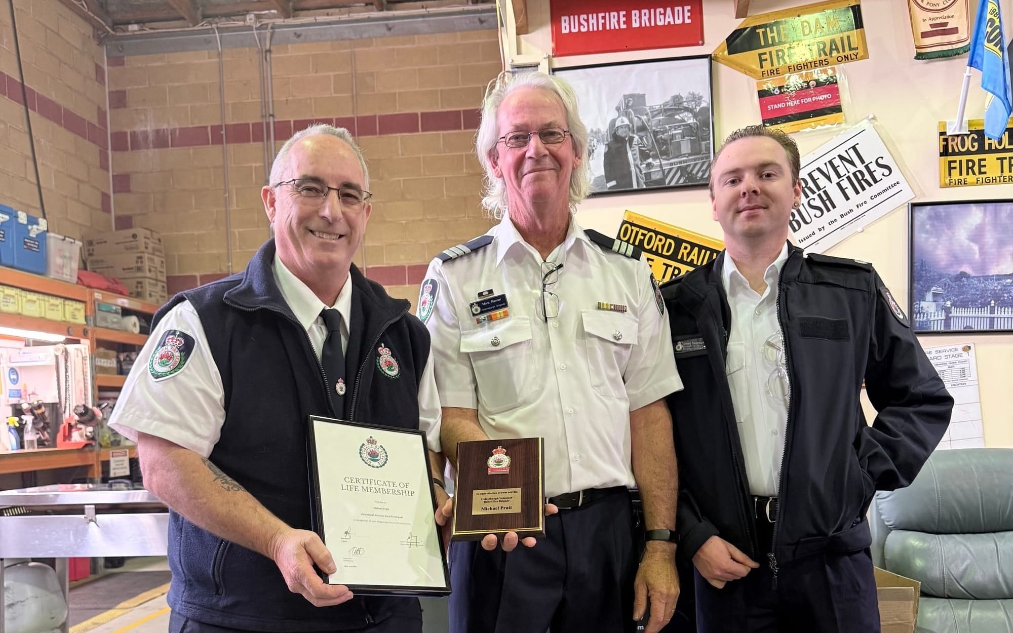 Brigade honours volunteers who go 'above and beyond' 
												post image