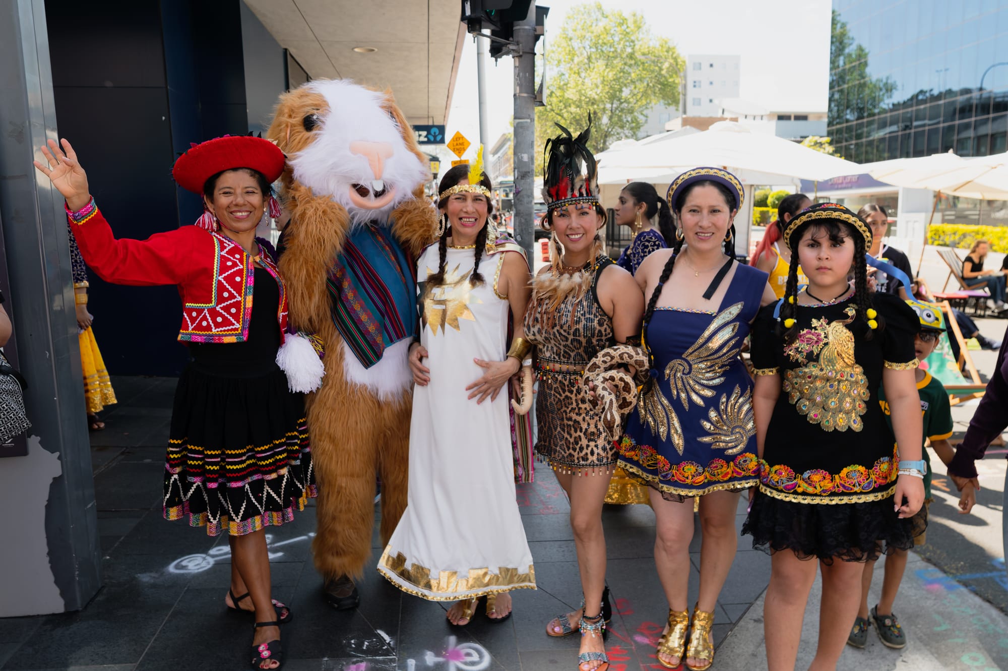 Flame gets out and about with the Culture Mix crew 
												post image