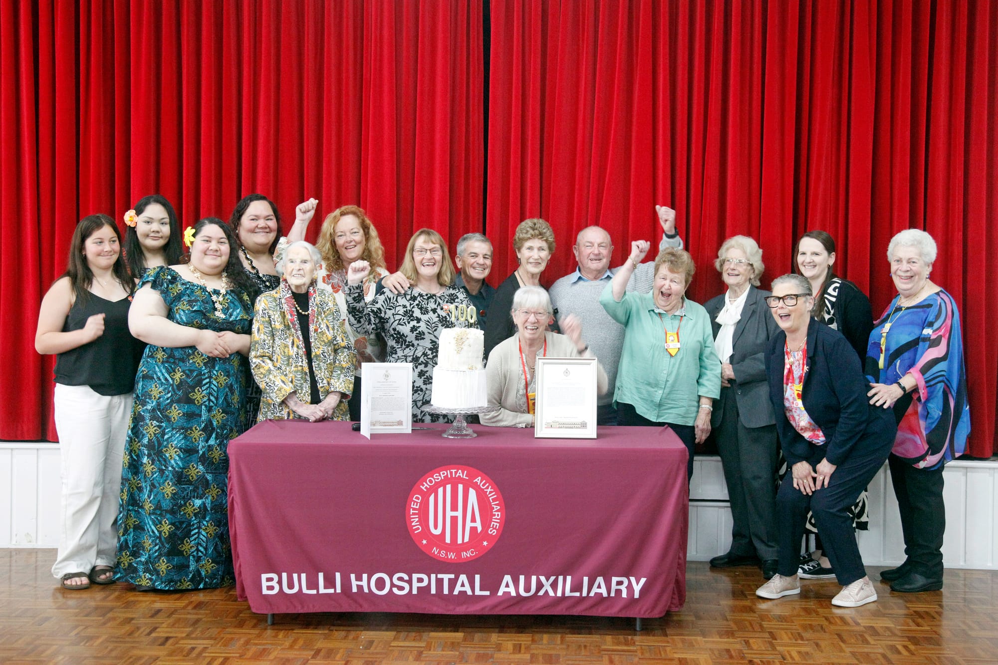 Hospital helpers celebrate centenary 
												post image