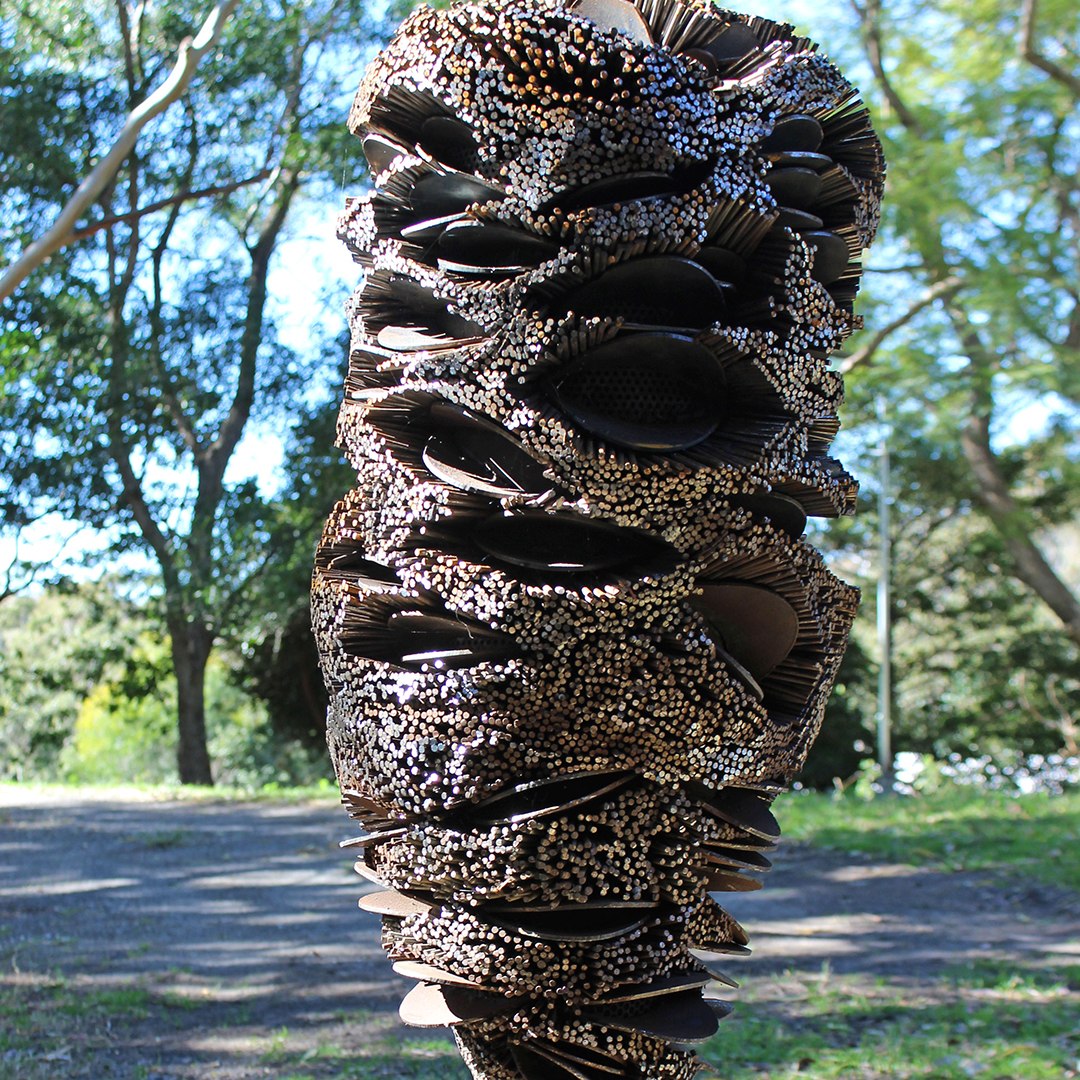 Tiptoe through the sculptures