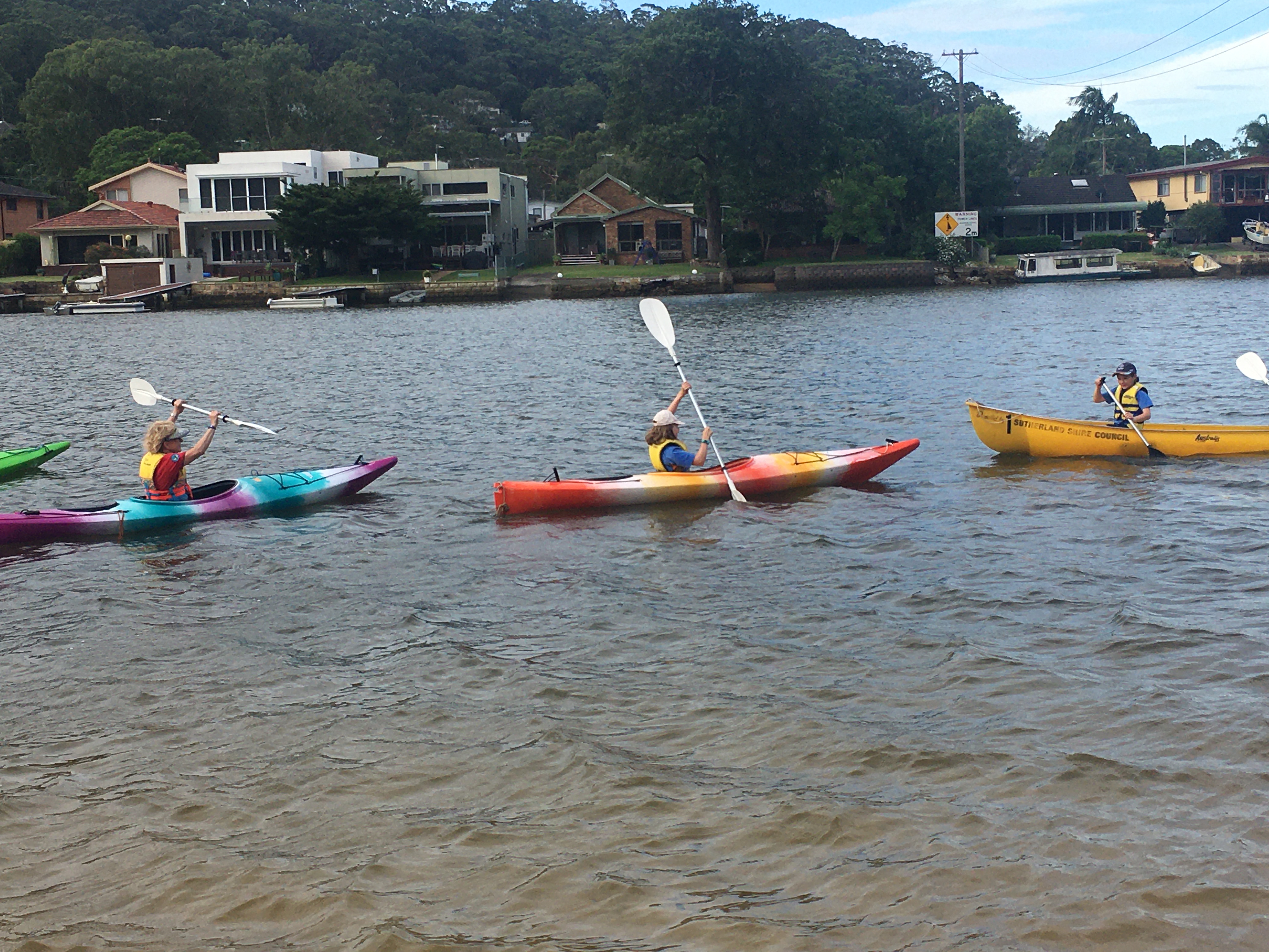 Guides go canoeing