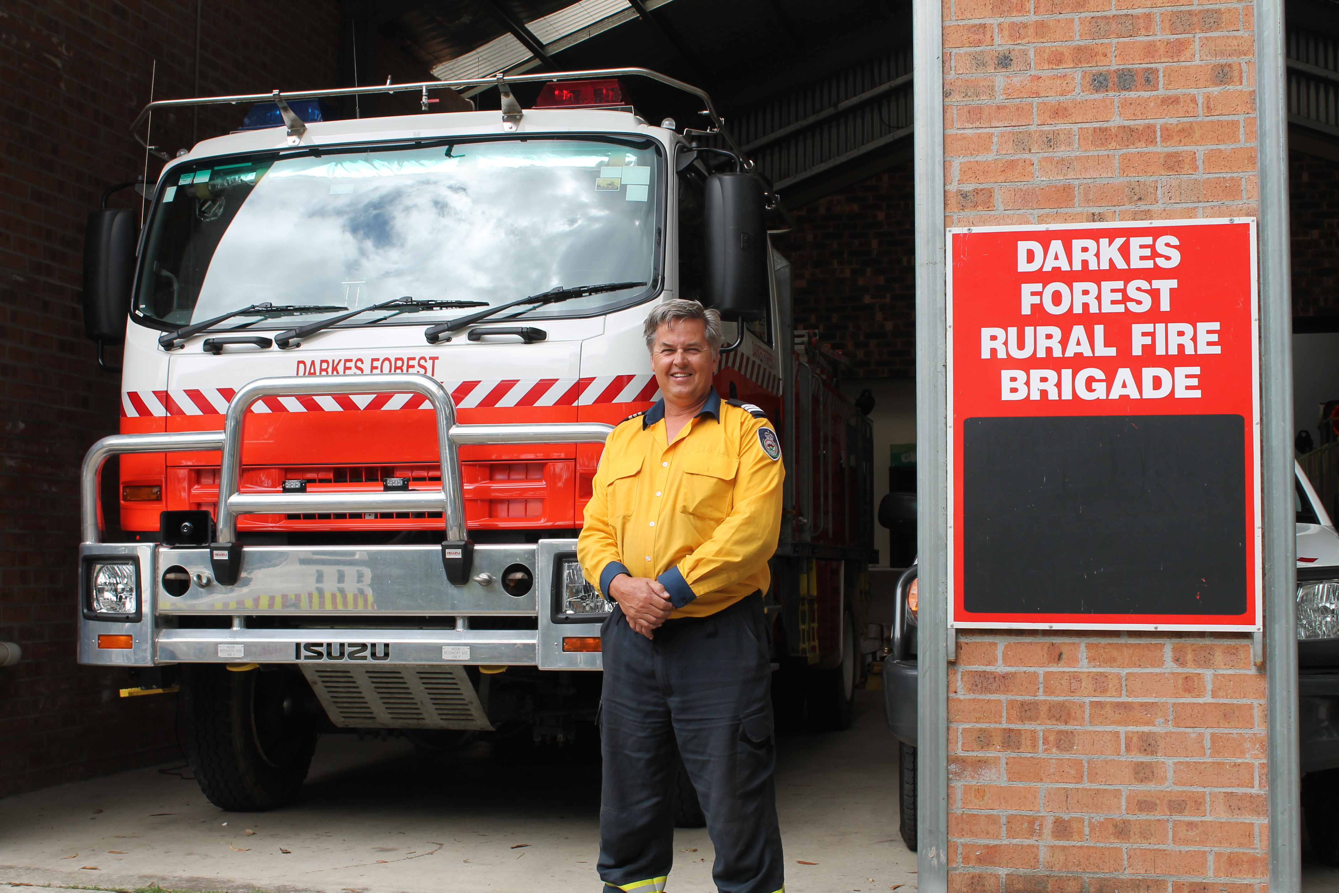 Firefighting in the family for Darkes Forest captain