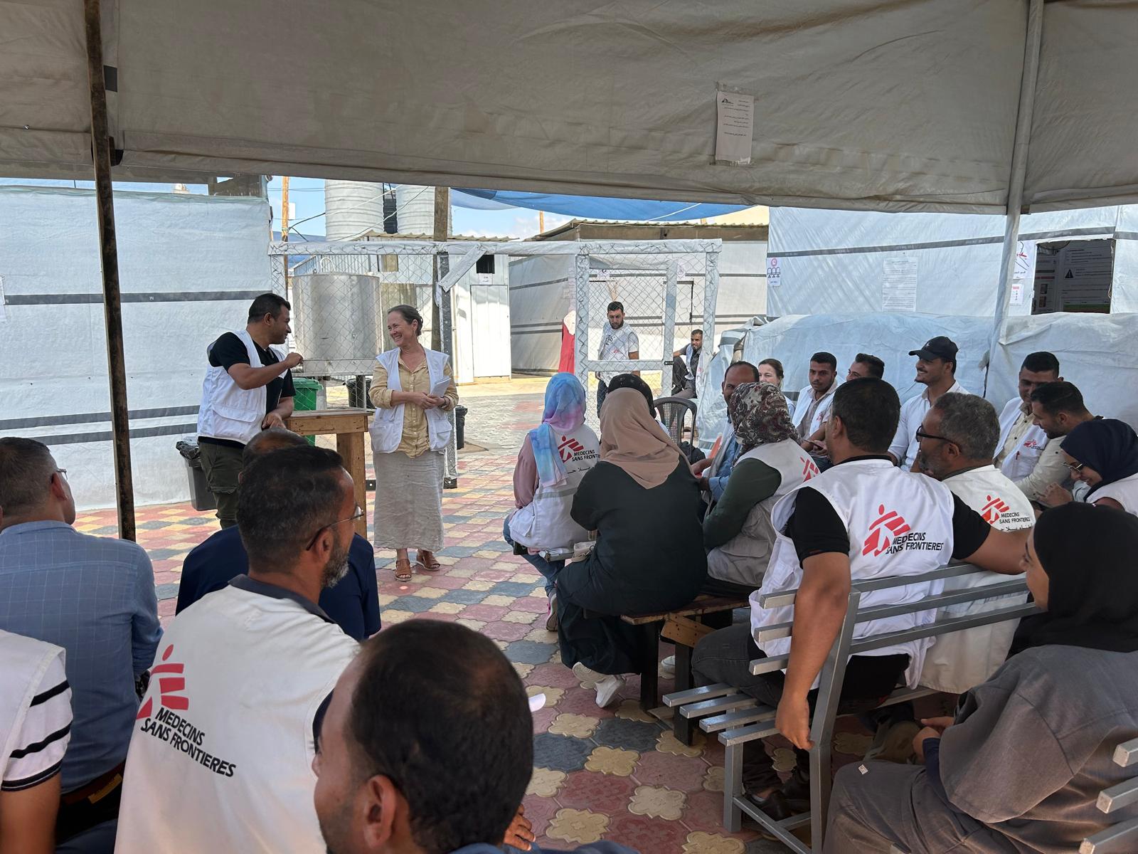 From the Gong to Gaza: Sally Stevenson shares experience with Médecins Sans Frontières