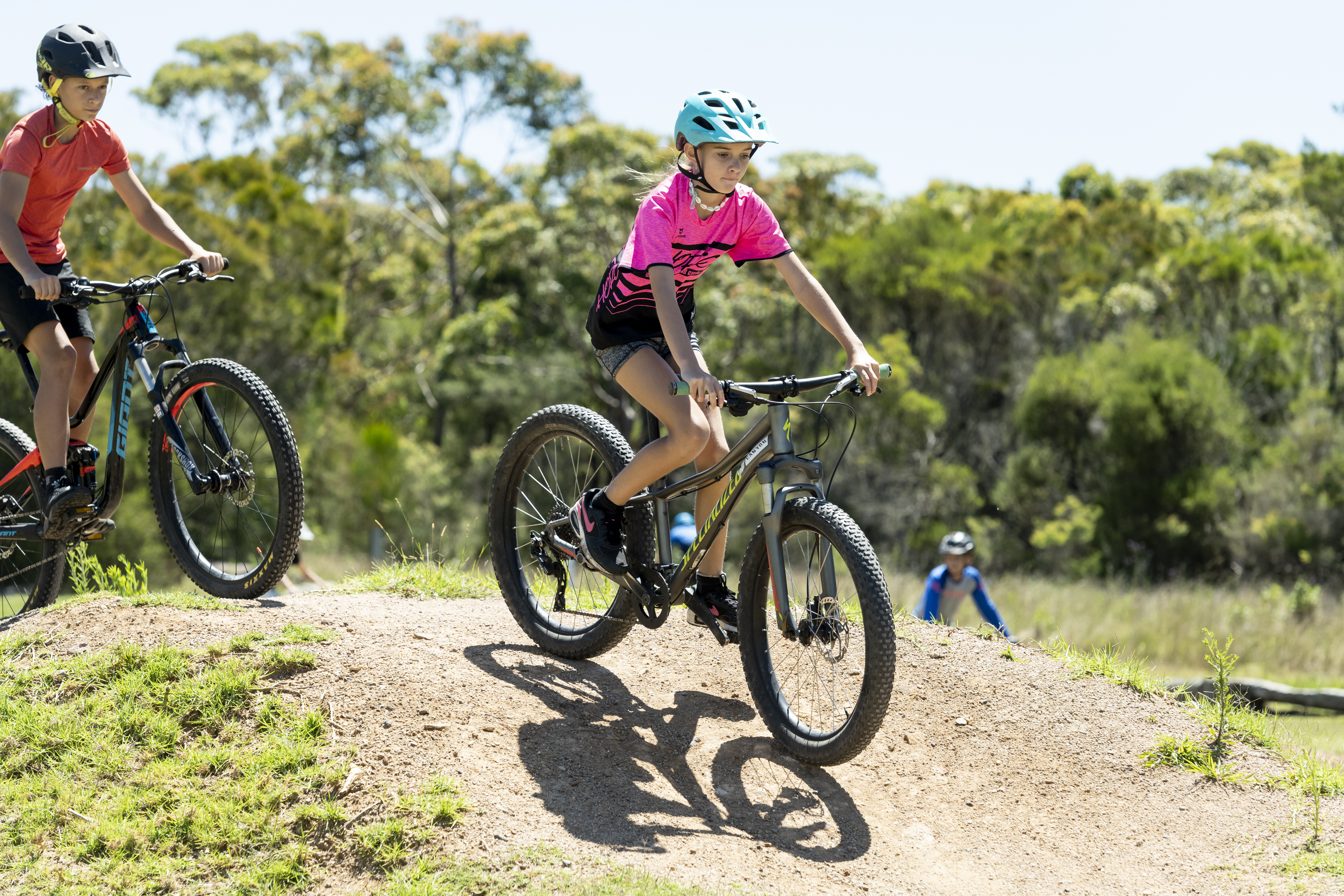 Kids loving the jumps