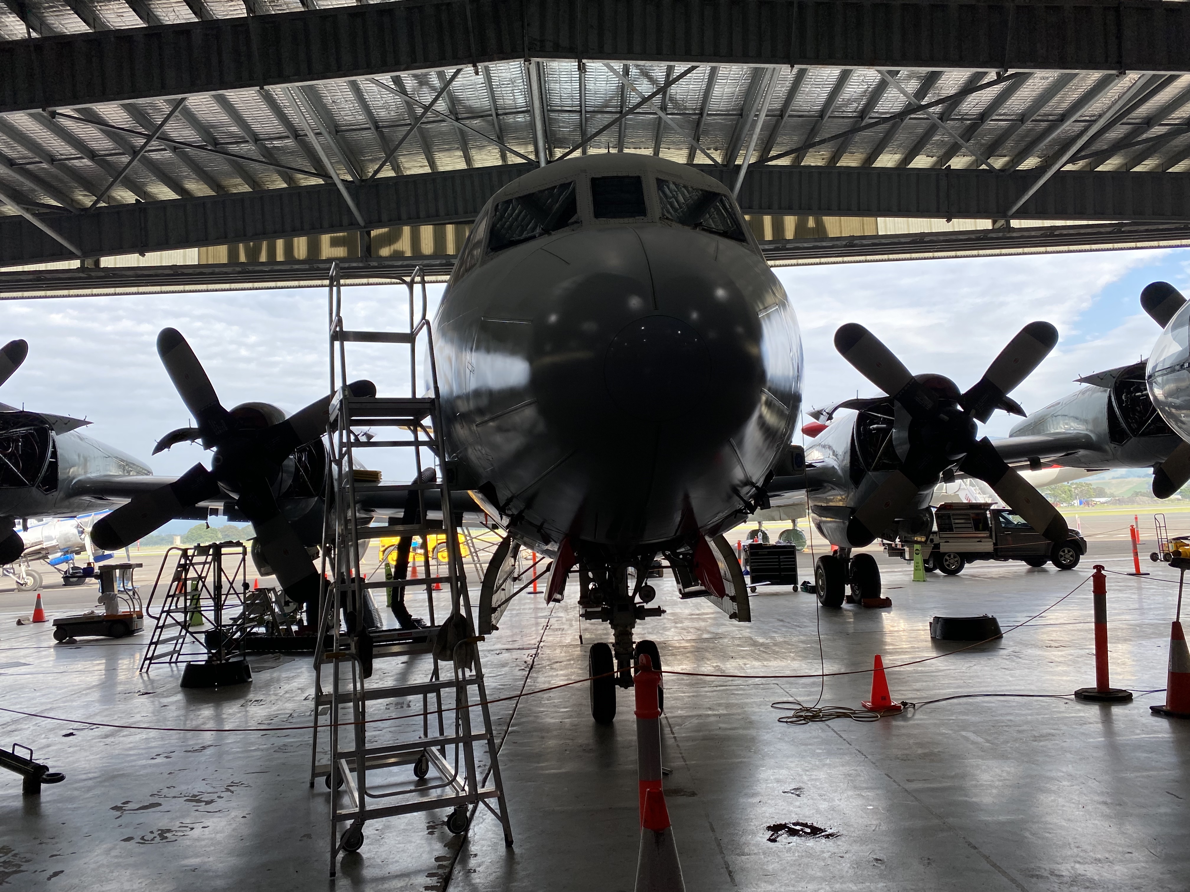 HARS Orion opens up for major inspection of former secretive sub-hunter