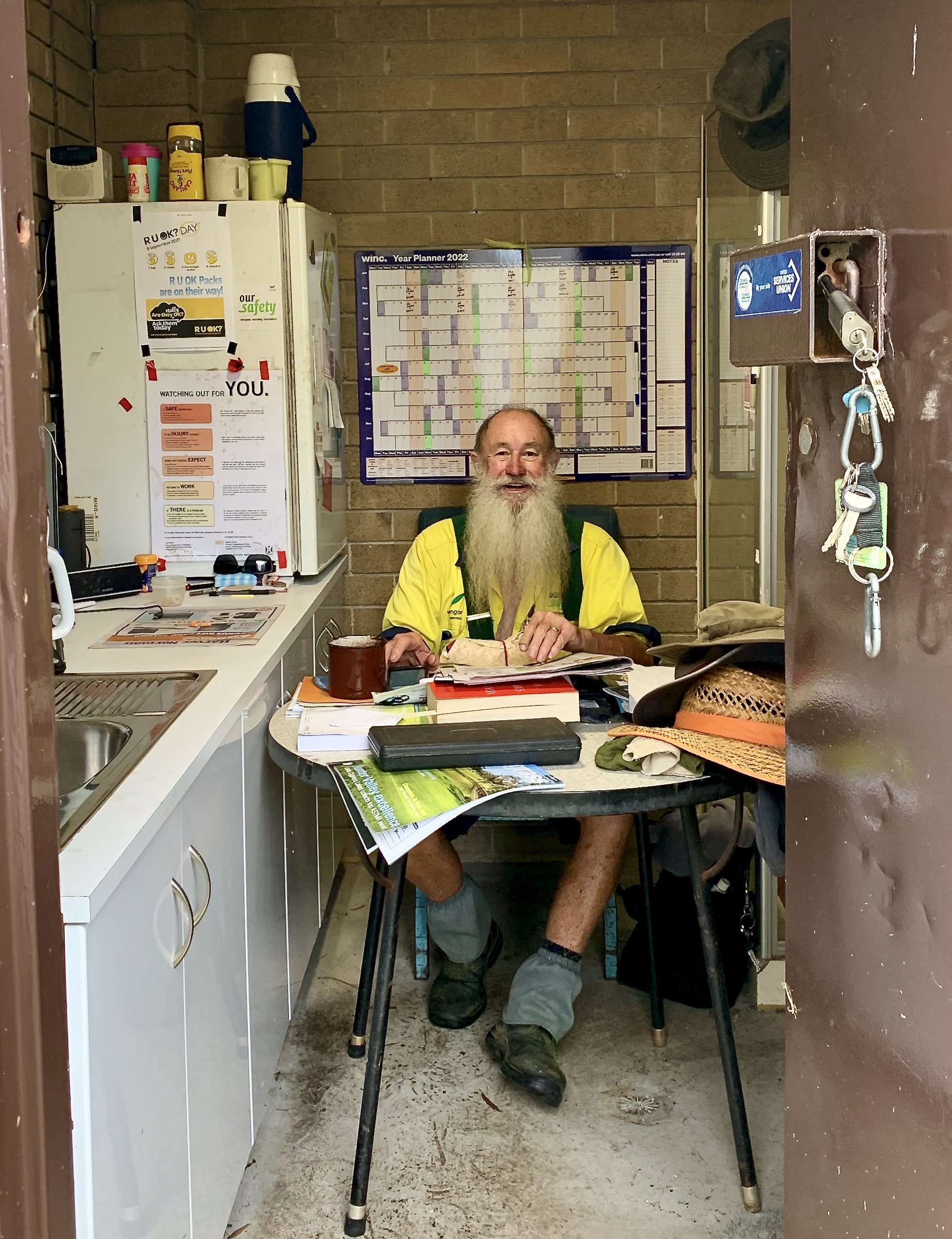 ‘Grass takes a lot more care than a beard’