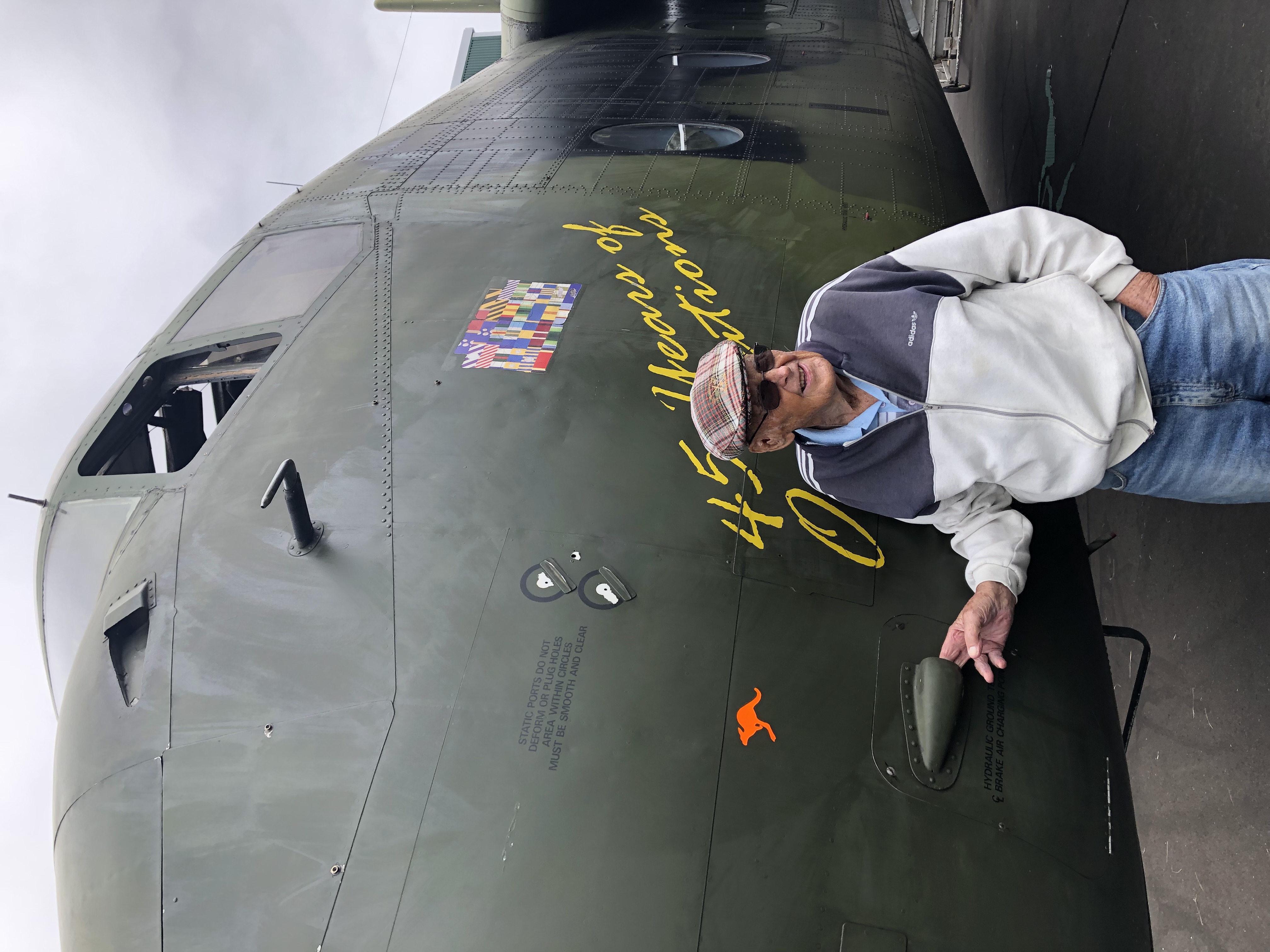 Veteran pilot Jock Cassels turns back time in the Caribou he flew