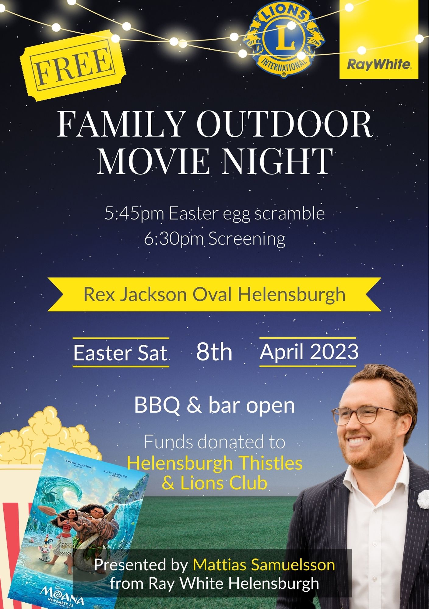 Easter Scramble at movie night