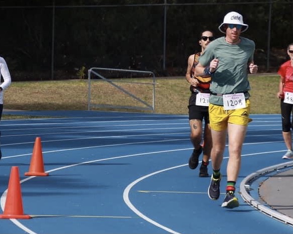 'I ran just over 125km around and around a 400m track in 12hrs'
