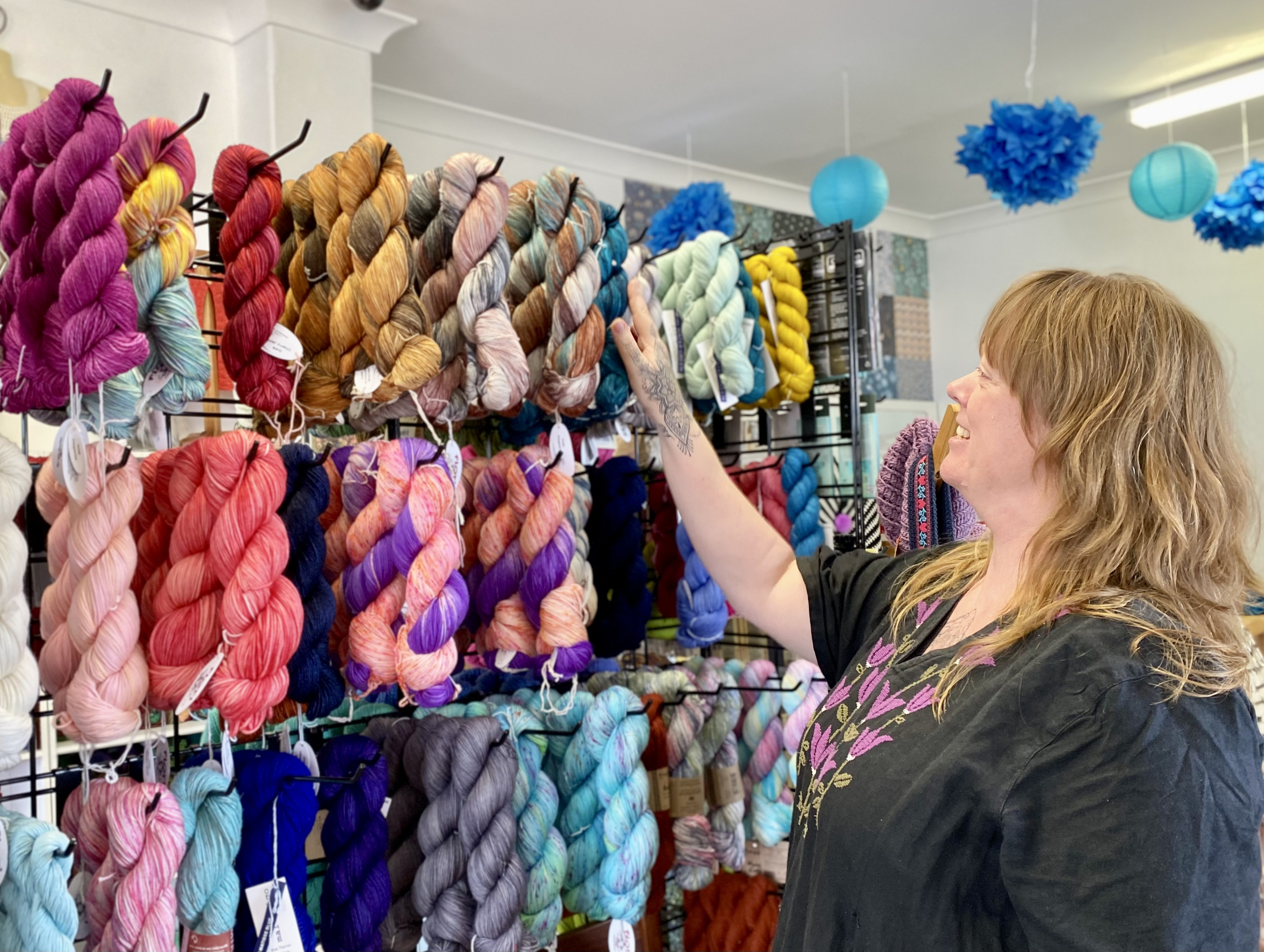 Need good yarn? Step inside Sasha's technicolour dream studio  post image