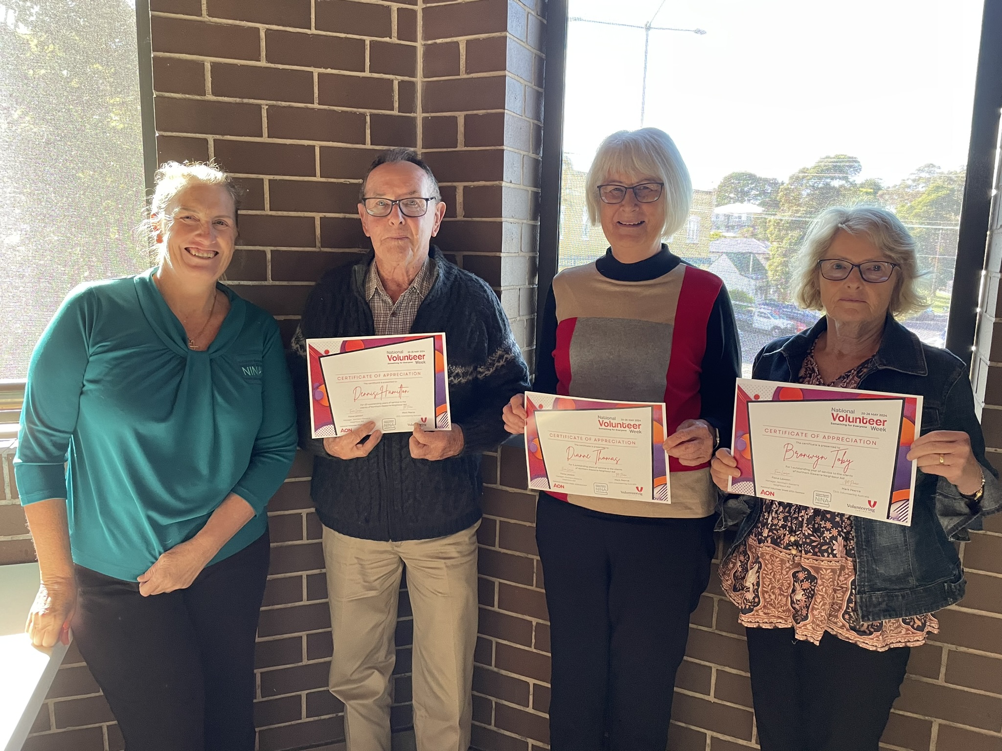 NINA volunteers help brighten someone’s day  post image