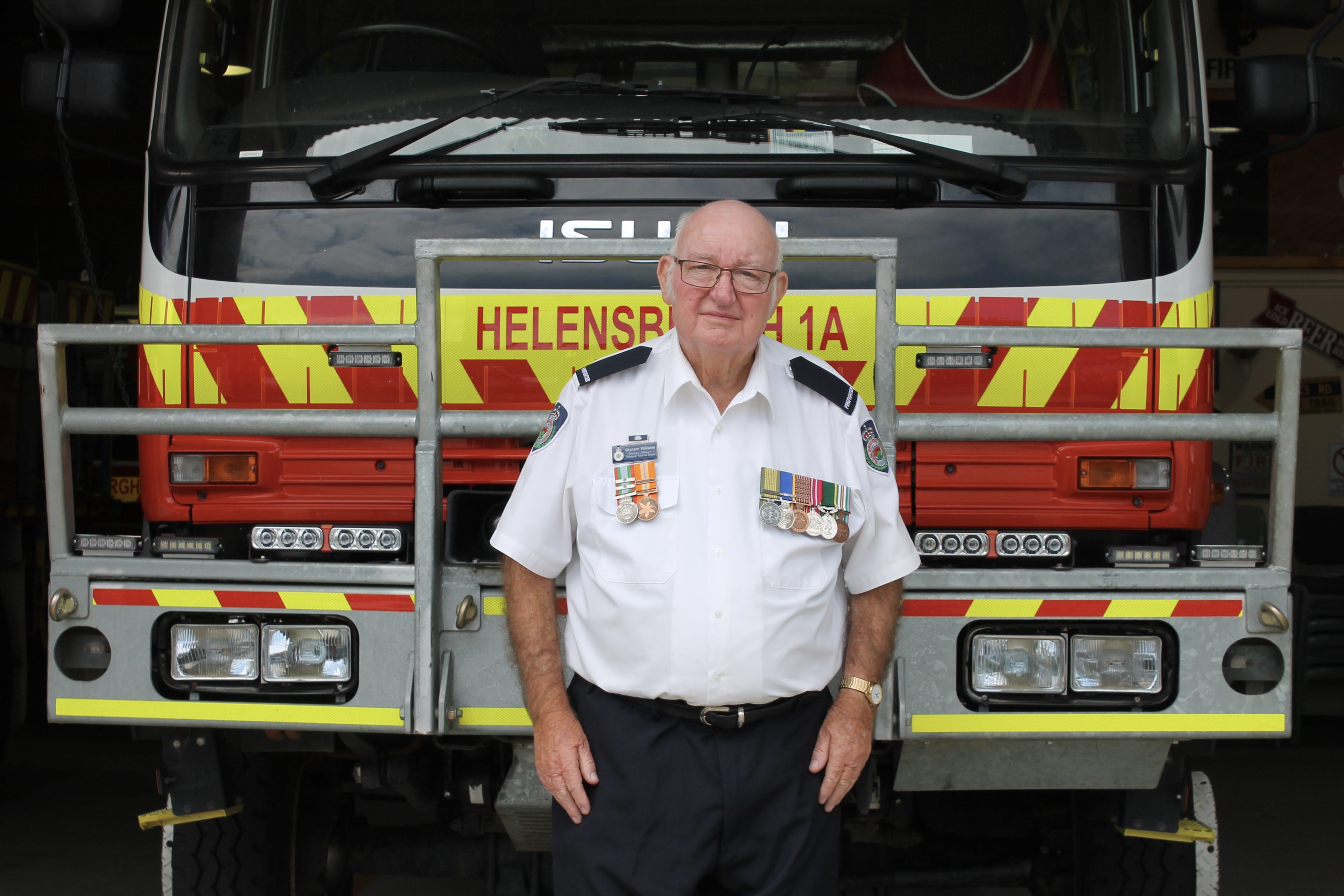 Graham 'Eggs' Williams: Heading for half-century of service with Helensburgh Rural Fire Brigade
