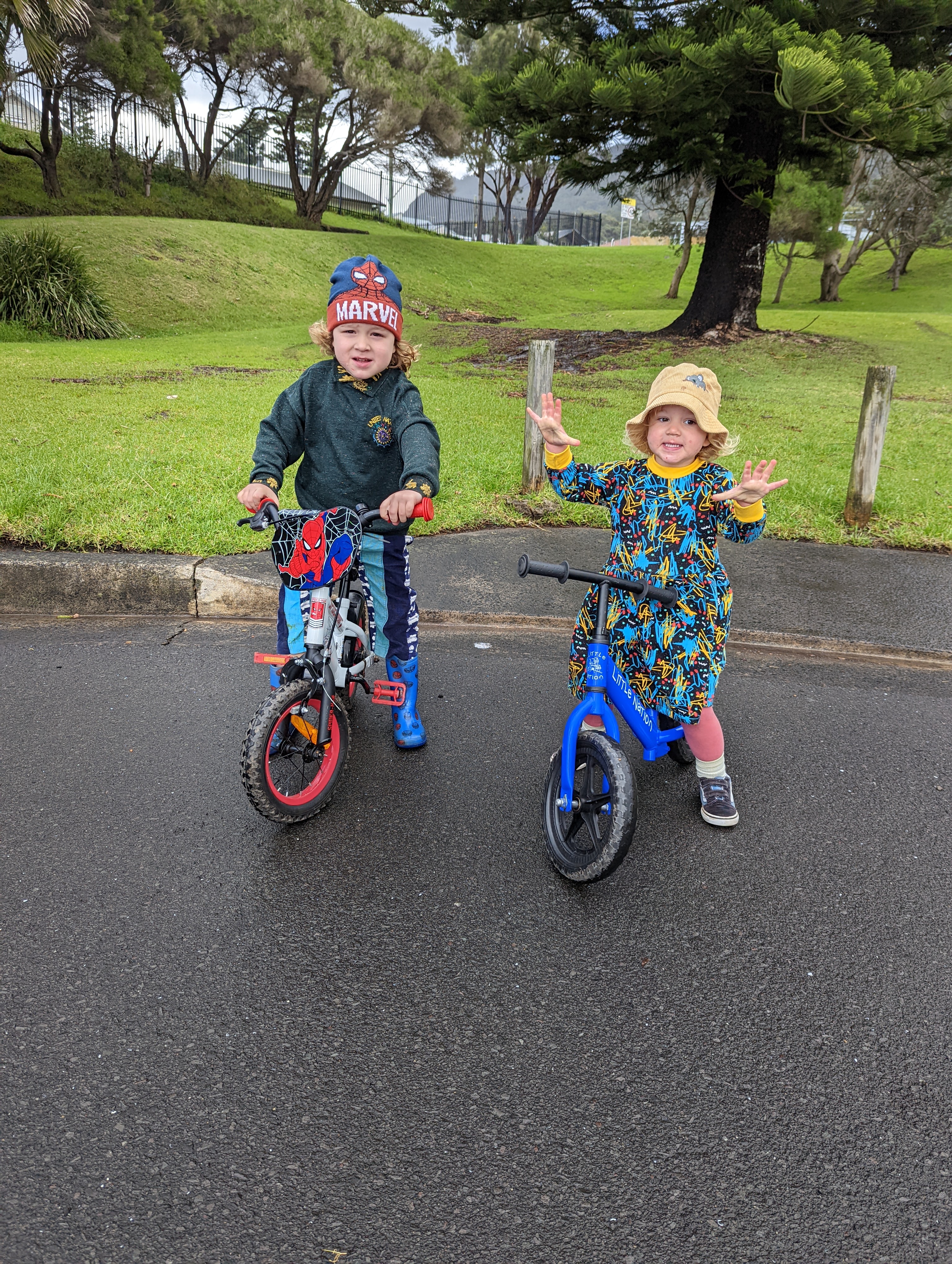 Smooth tracks for little bikes