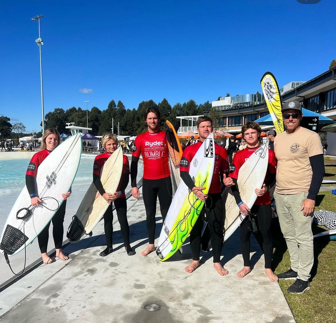 Fresh challenge at wave pool