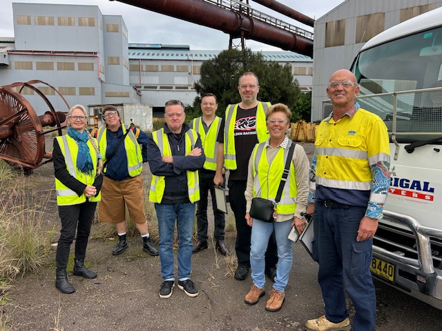 Champions for a bold regional museum share their excitement during steelworks site tour  post image