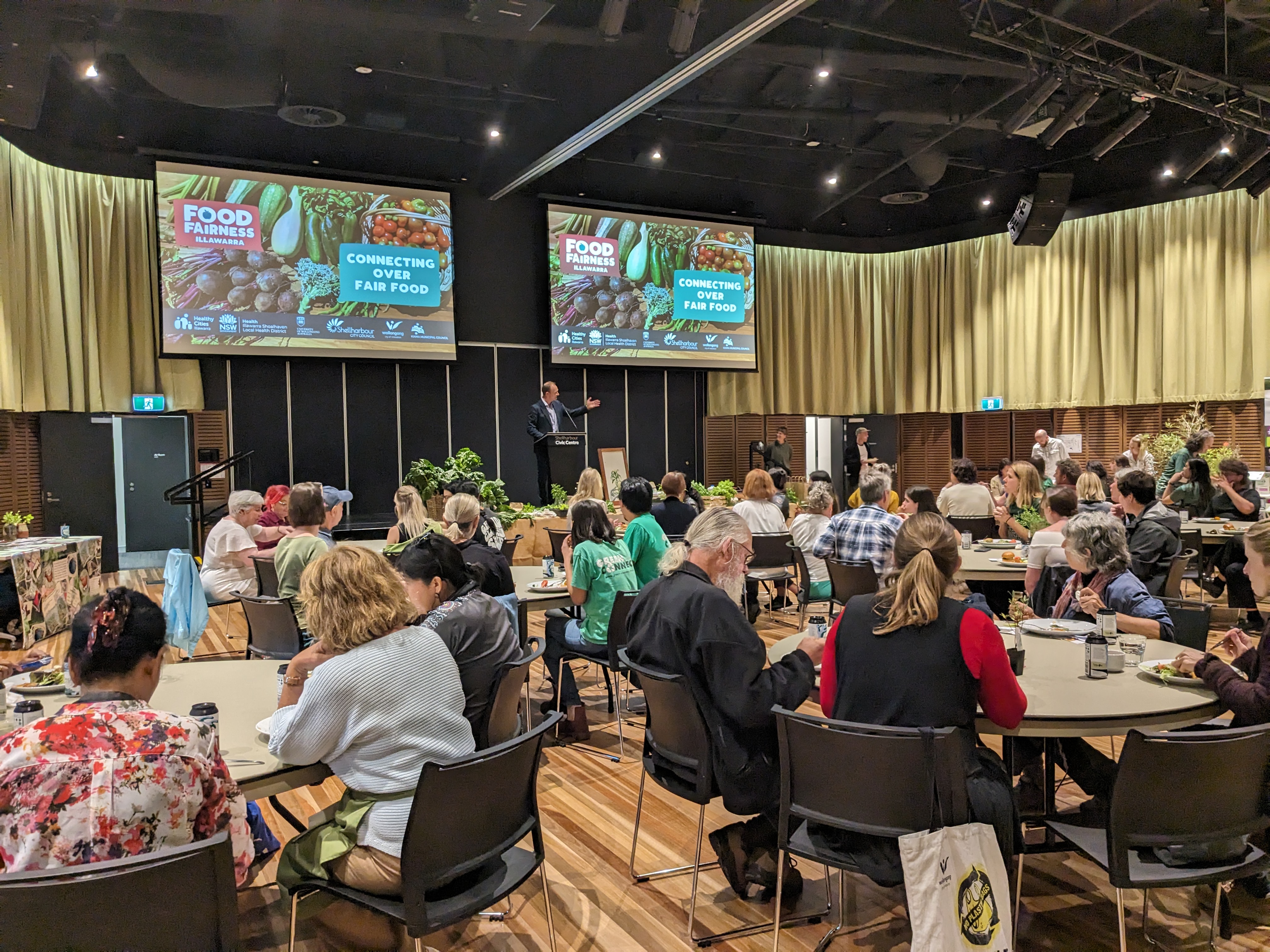 Inspiring speakers at Connecting Over Fair Food night in Shellharbour  post image