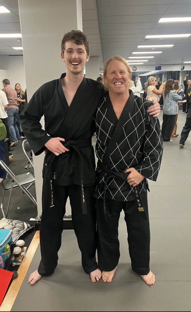 First black belt at Stanwell Park Hapkido Club