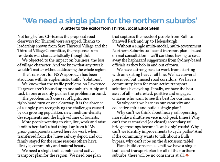 ‘We need a single plan for the northern suburbs’