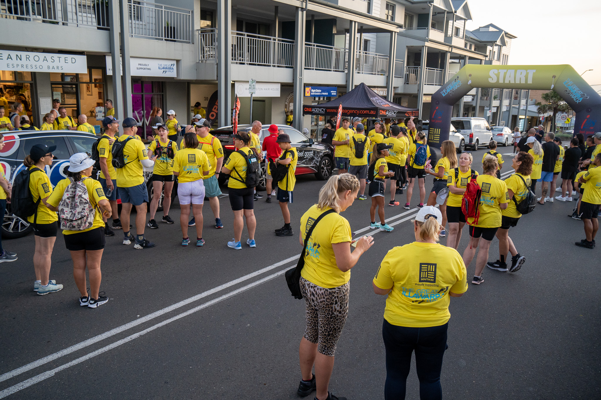 All the action from this year's Great Illawarra Walk