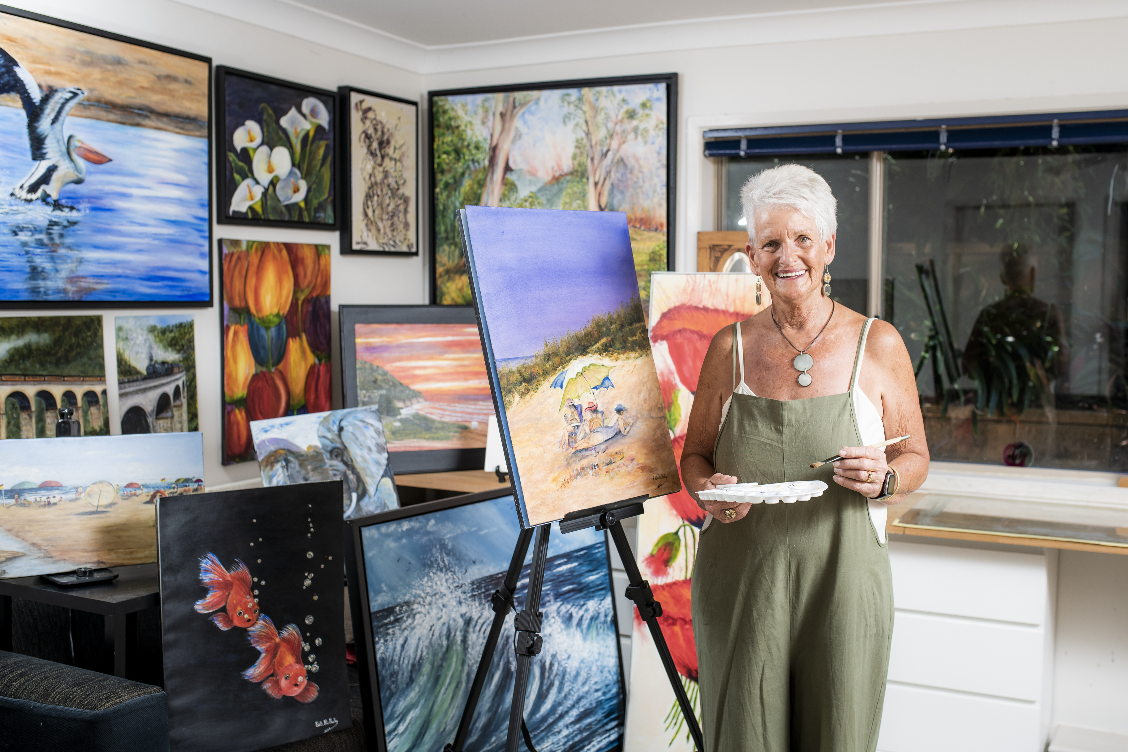 Portrait of an art trail founder