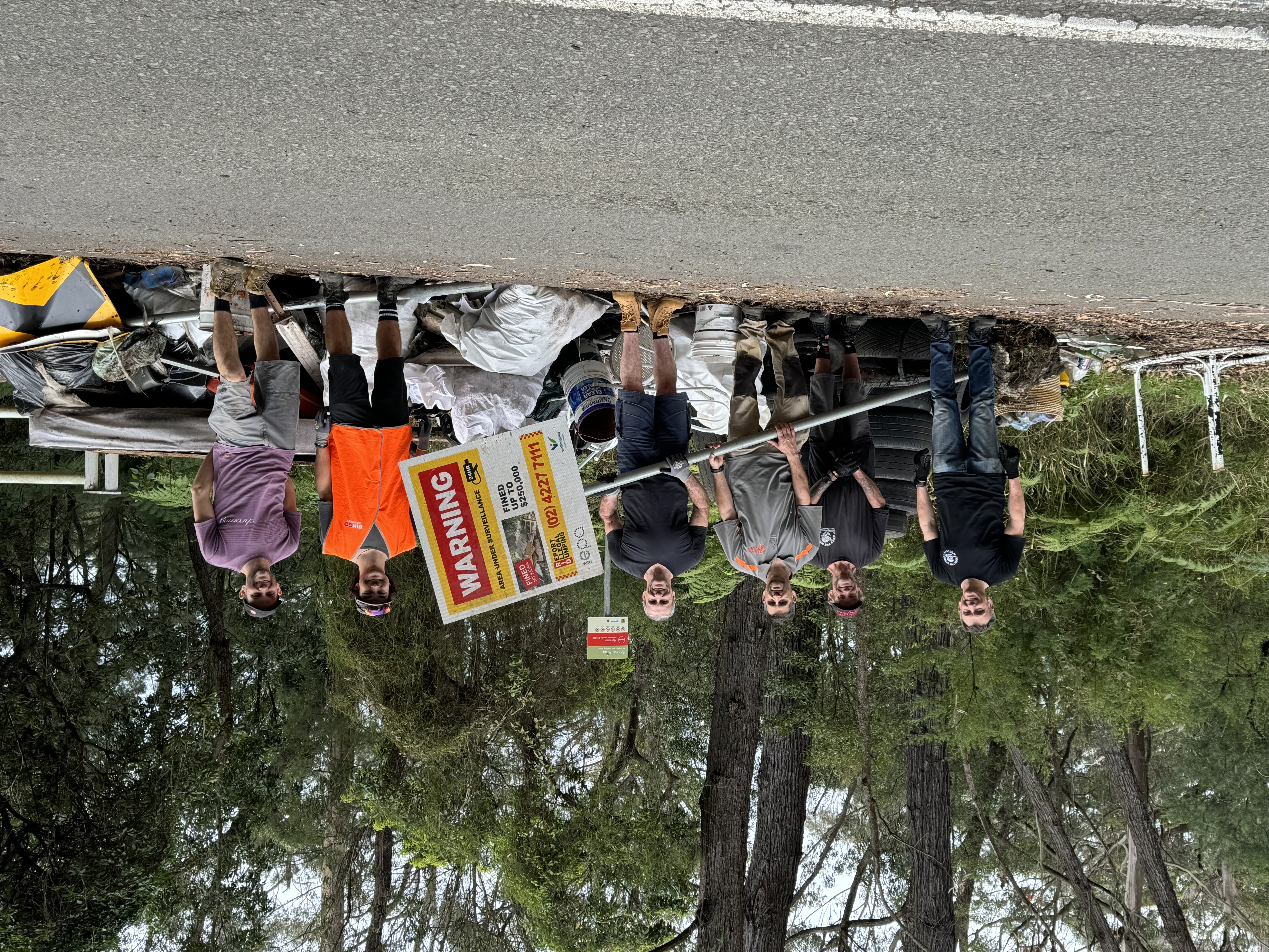 Wollongong Mountain Bikers clean up the escarpment