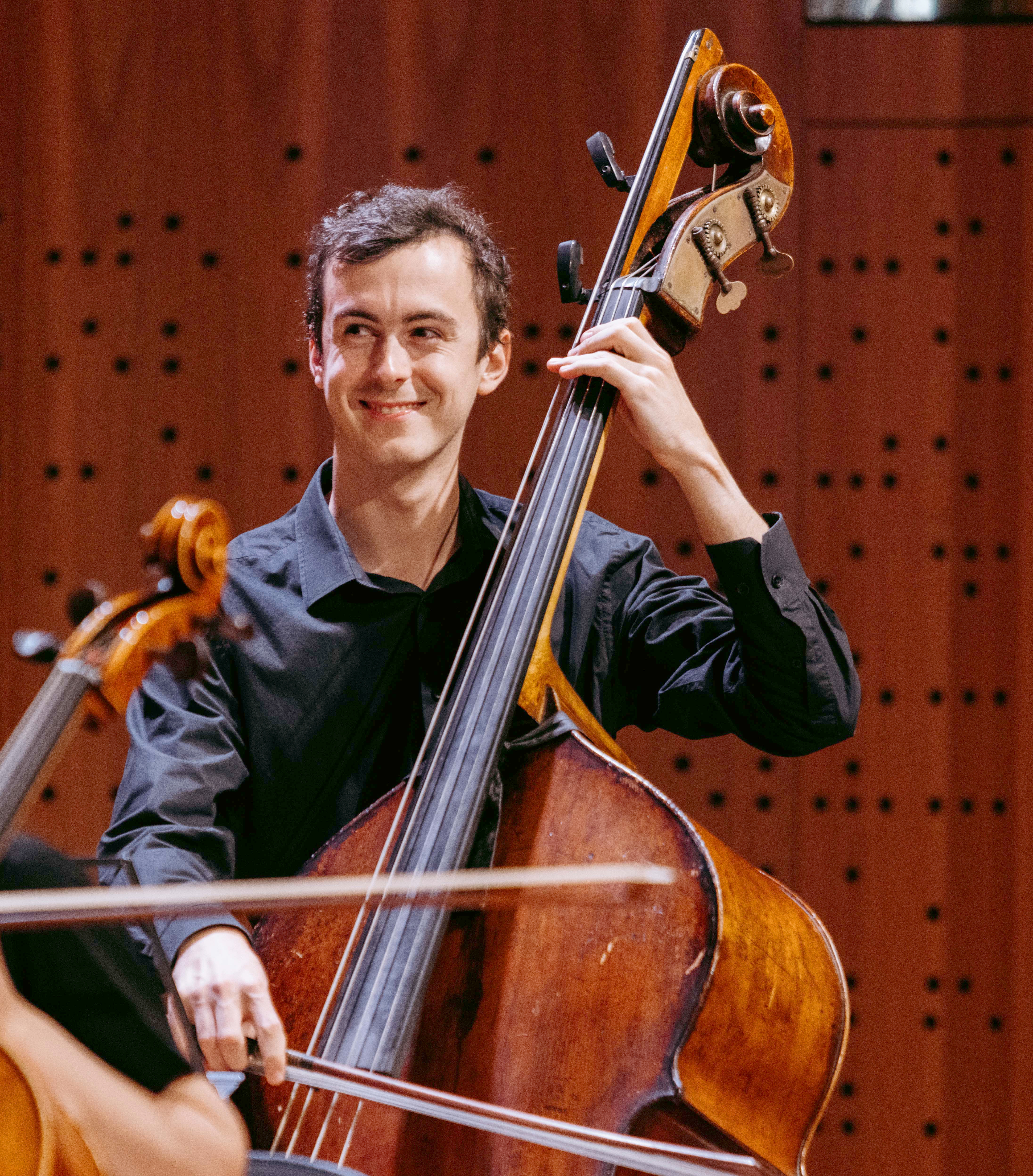 Meet Adrian Whitehall: Double bass player to launch 2024 Music & Tea concerts  post image