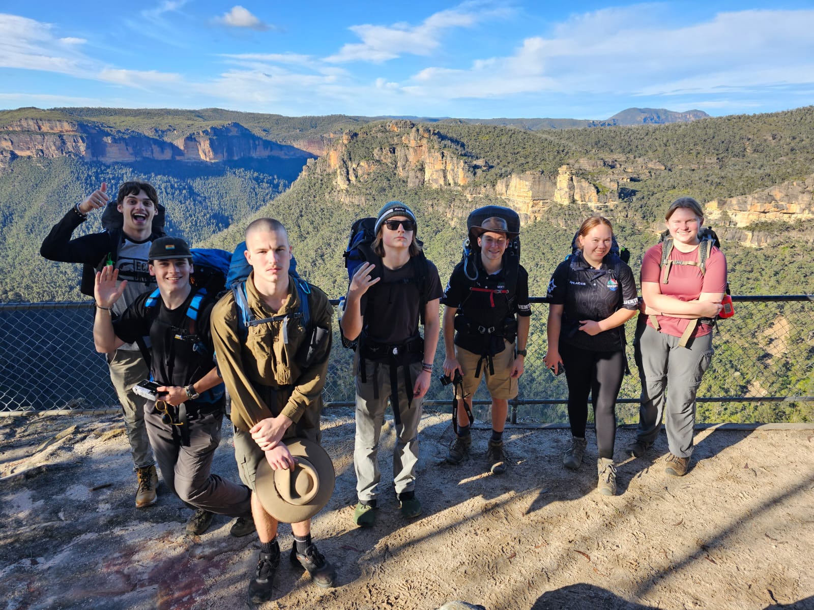 Venturers take on 3-day hike in Blue Mountains  post image