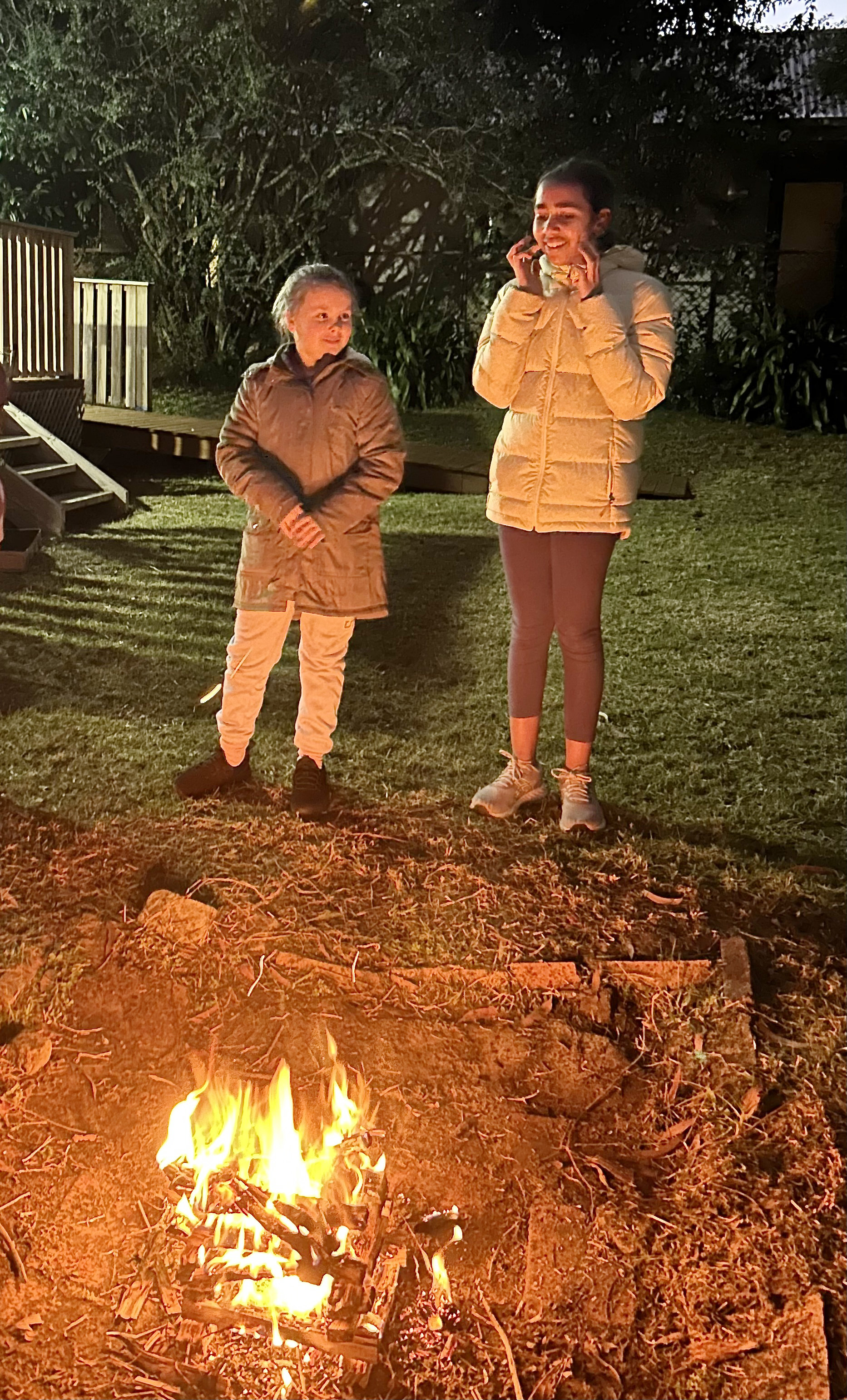 Jenga style: Girl Guides learn how to build a fire  post image
