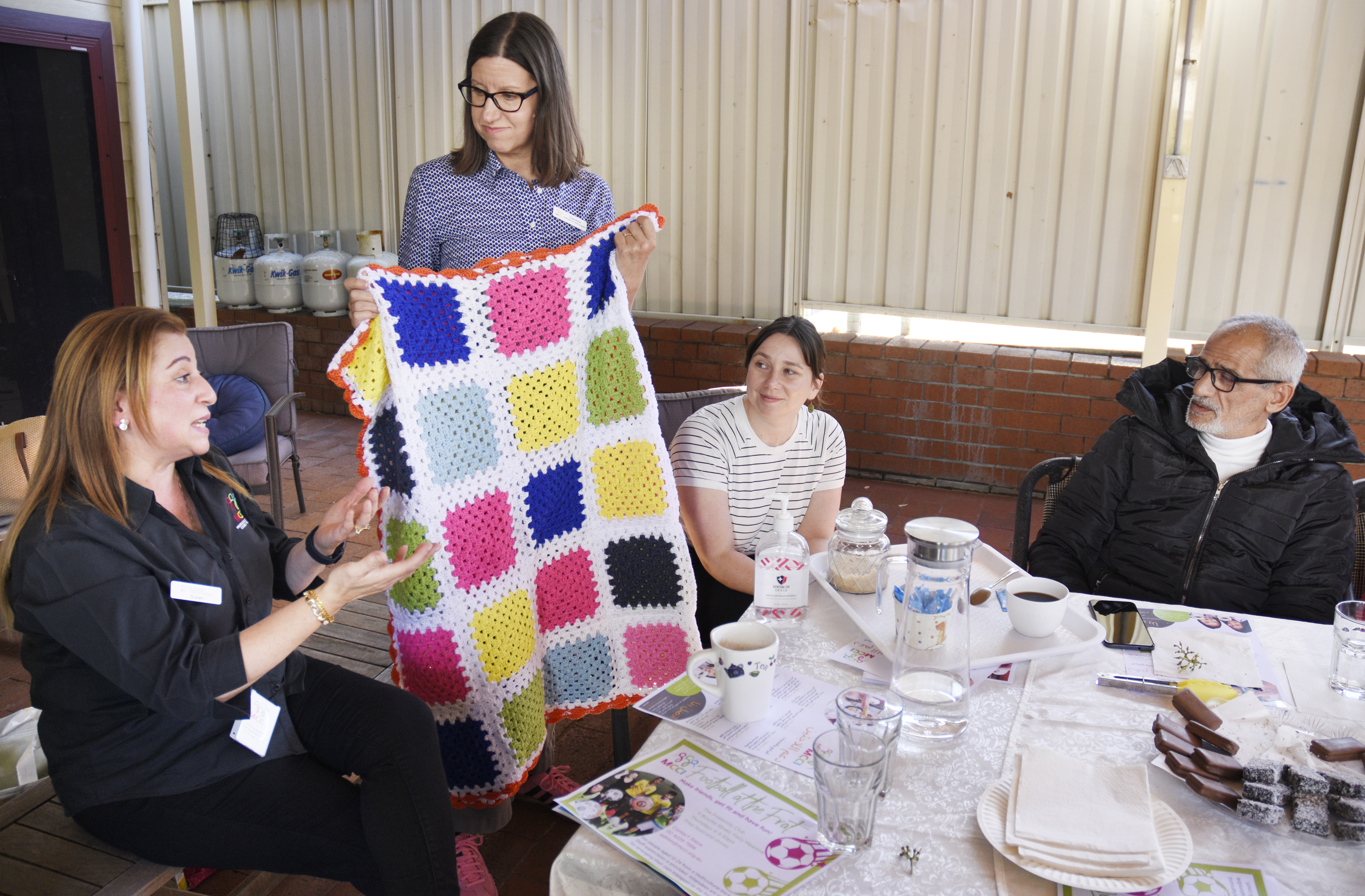 Warm-hearted people donate and crochet blankets to aid MCCI Refugee Support's winter appeal